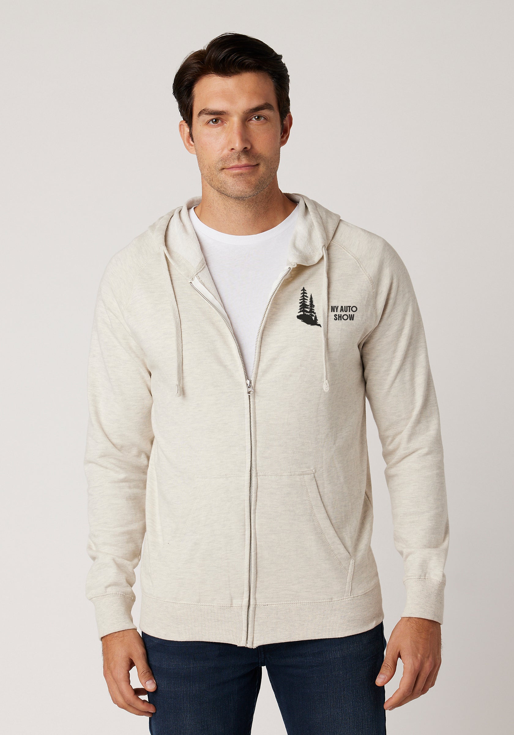 NYIAS26 Scenic Route Zip Up Hoodie (Oatmeal Heather)