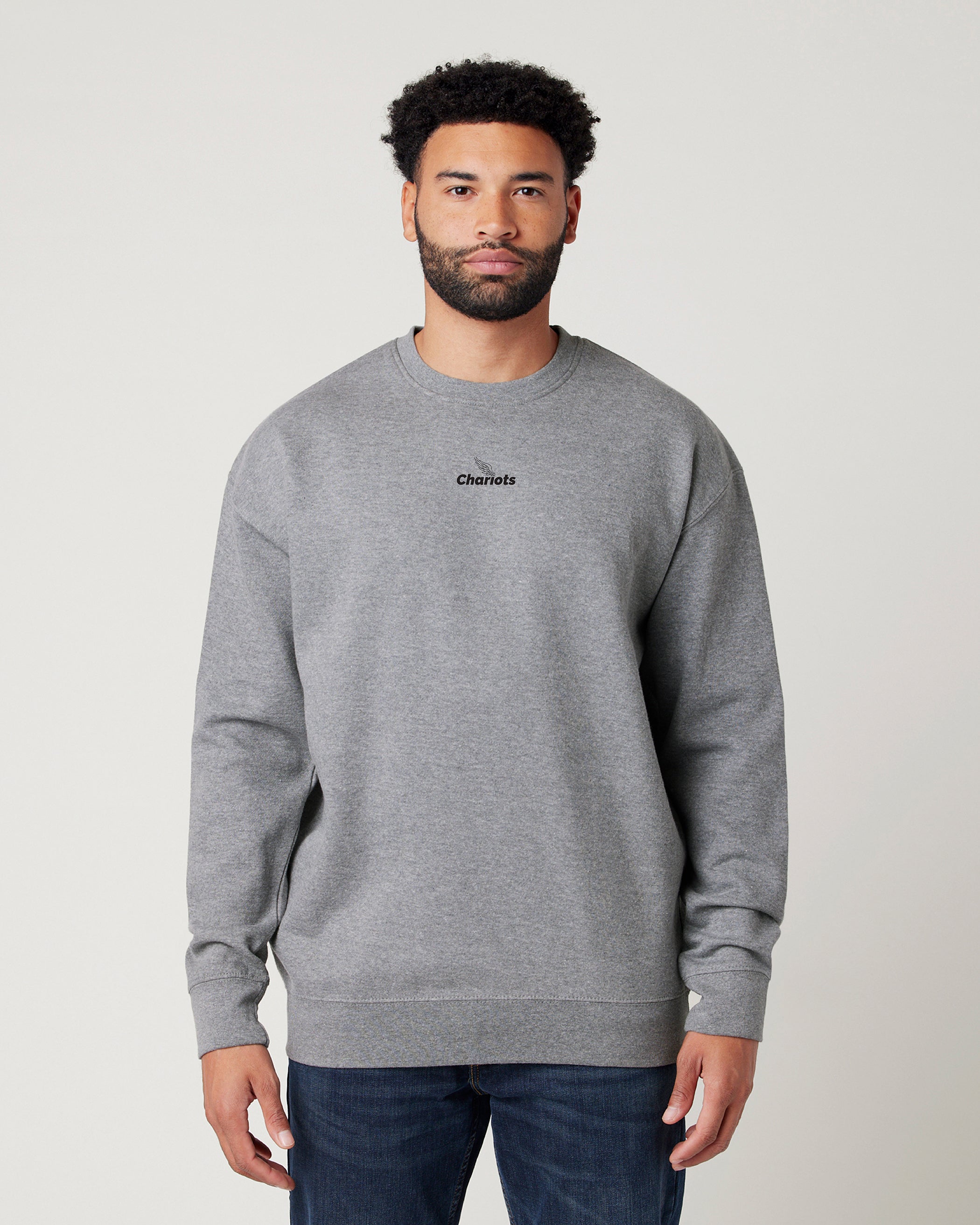 SIMPLEX LIGHTWEIGHT CREW NECK SWEATSHIRT (Carbon Grey)