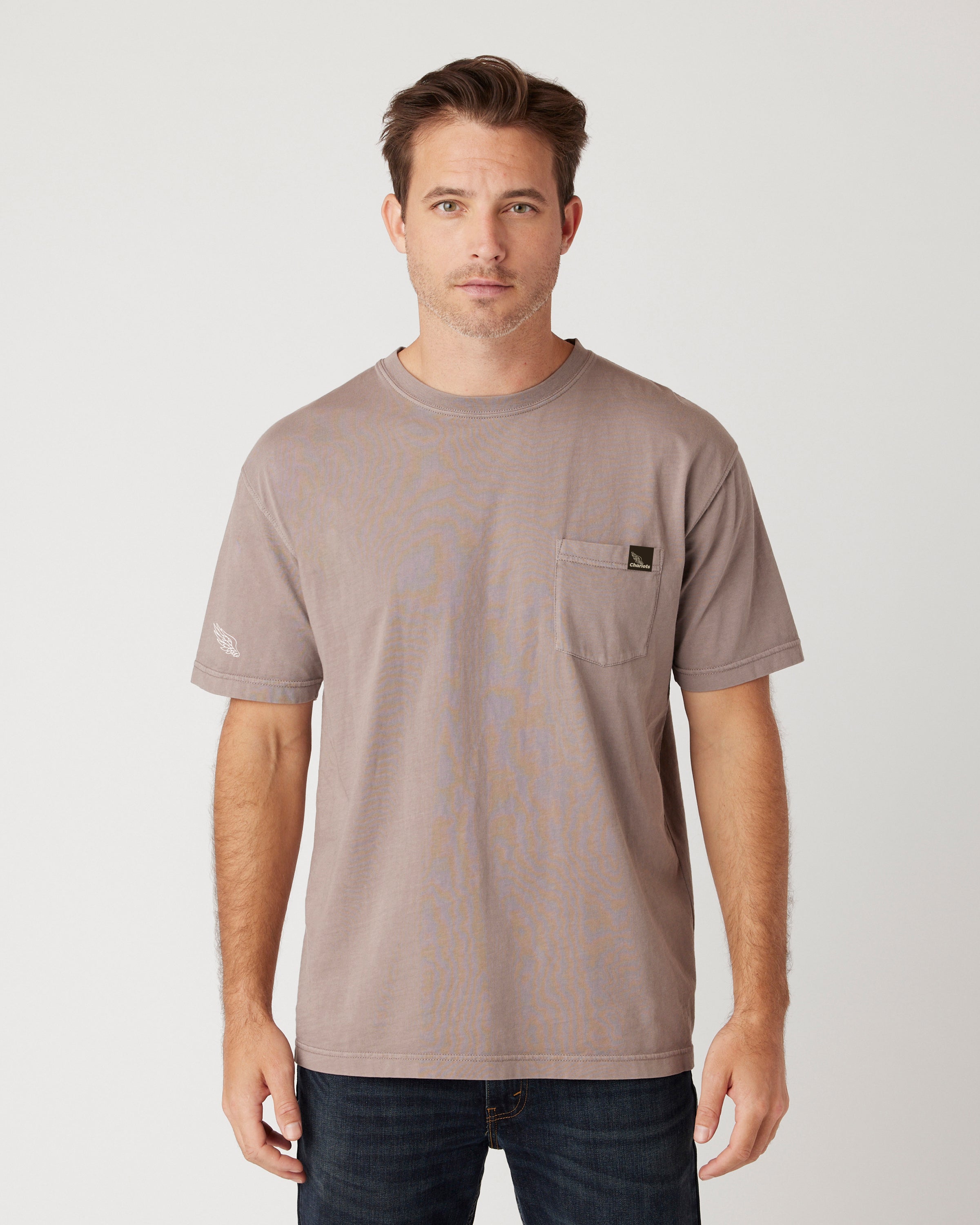 SPARTAN POCKET TEE (Cinder)