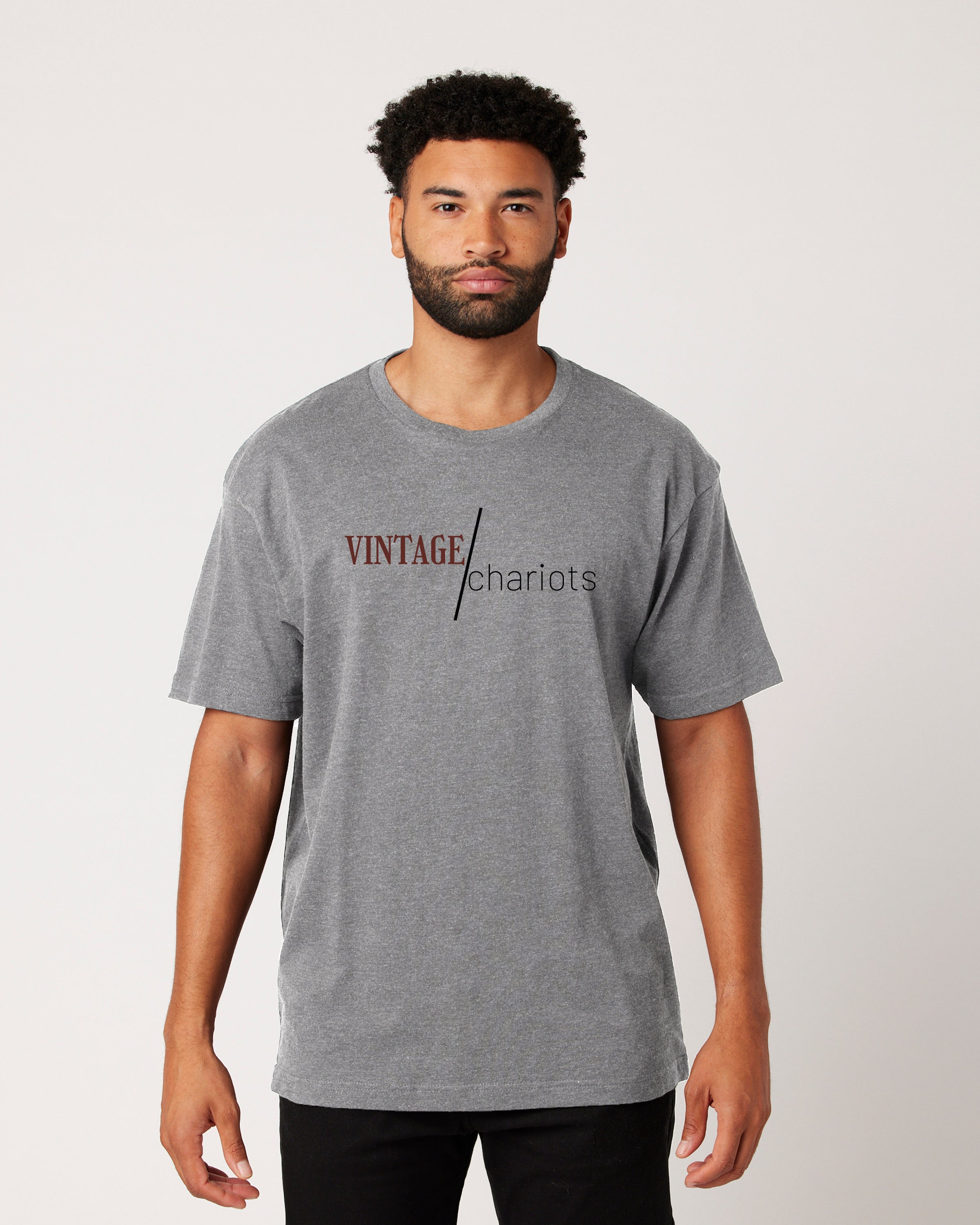 SPLIT PERSONALITY TEE (Athletic Heather)