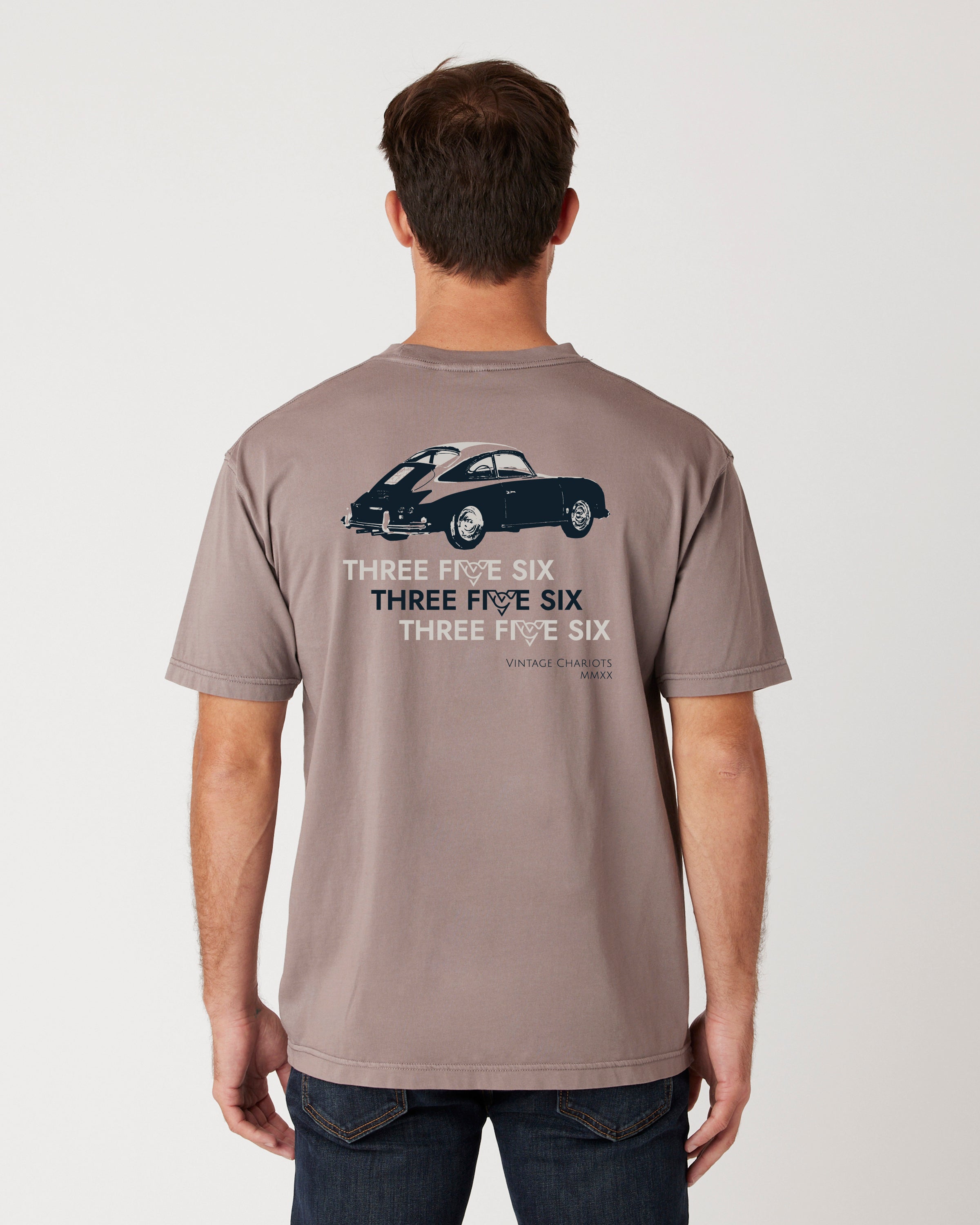THREE FIVE SIX TEE (Cinder Grey)