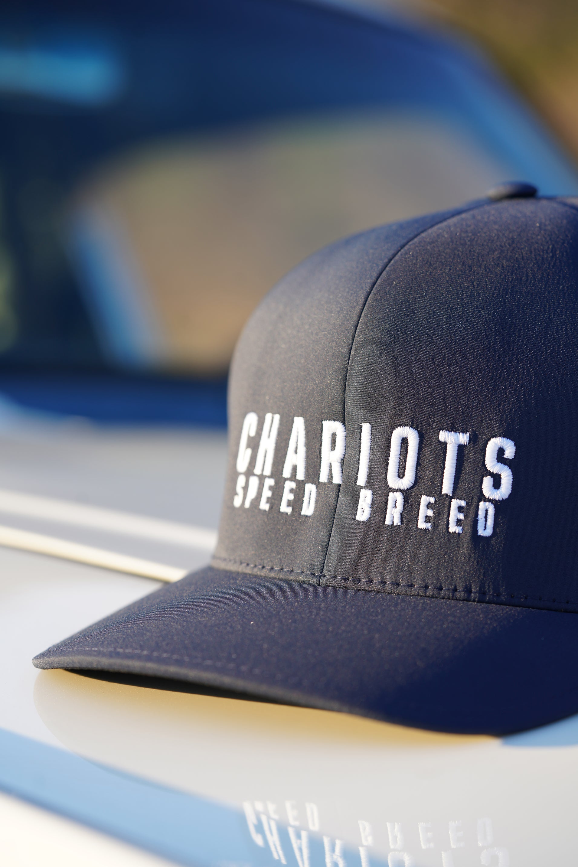 APEX FLEXFIT DELTA HAT (College Navy/White)
