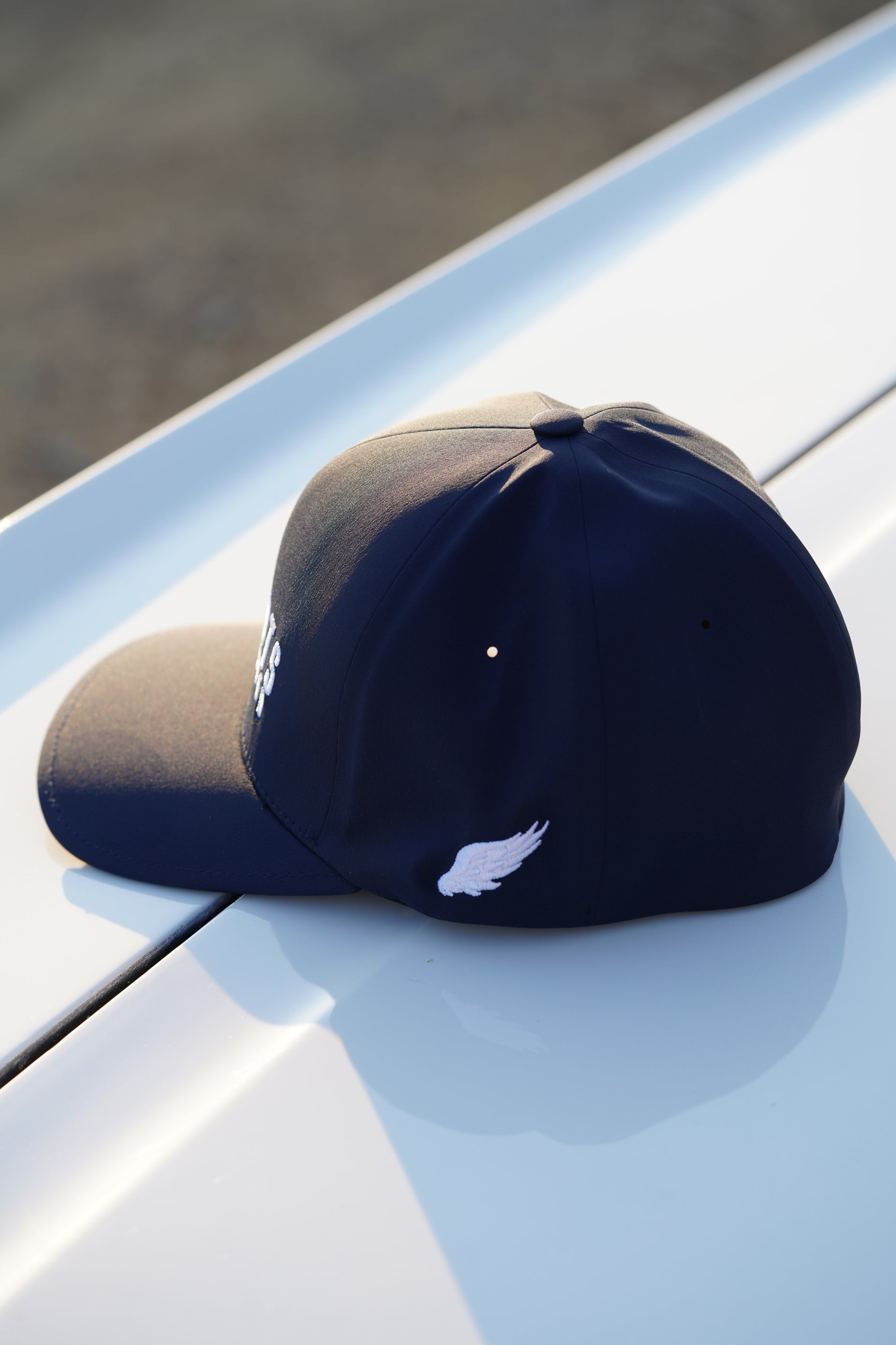 APEX FLEXFIT DELTA HAT (College Navy/White)