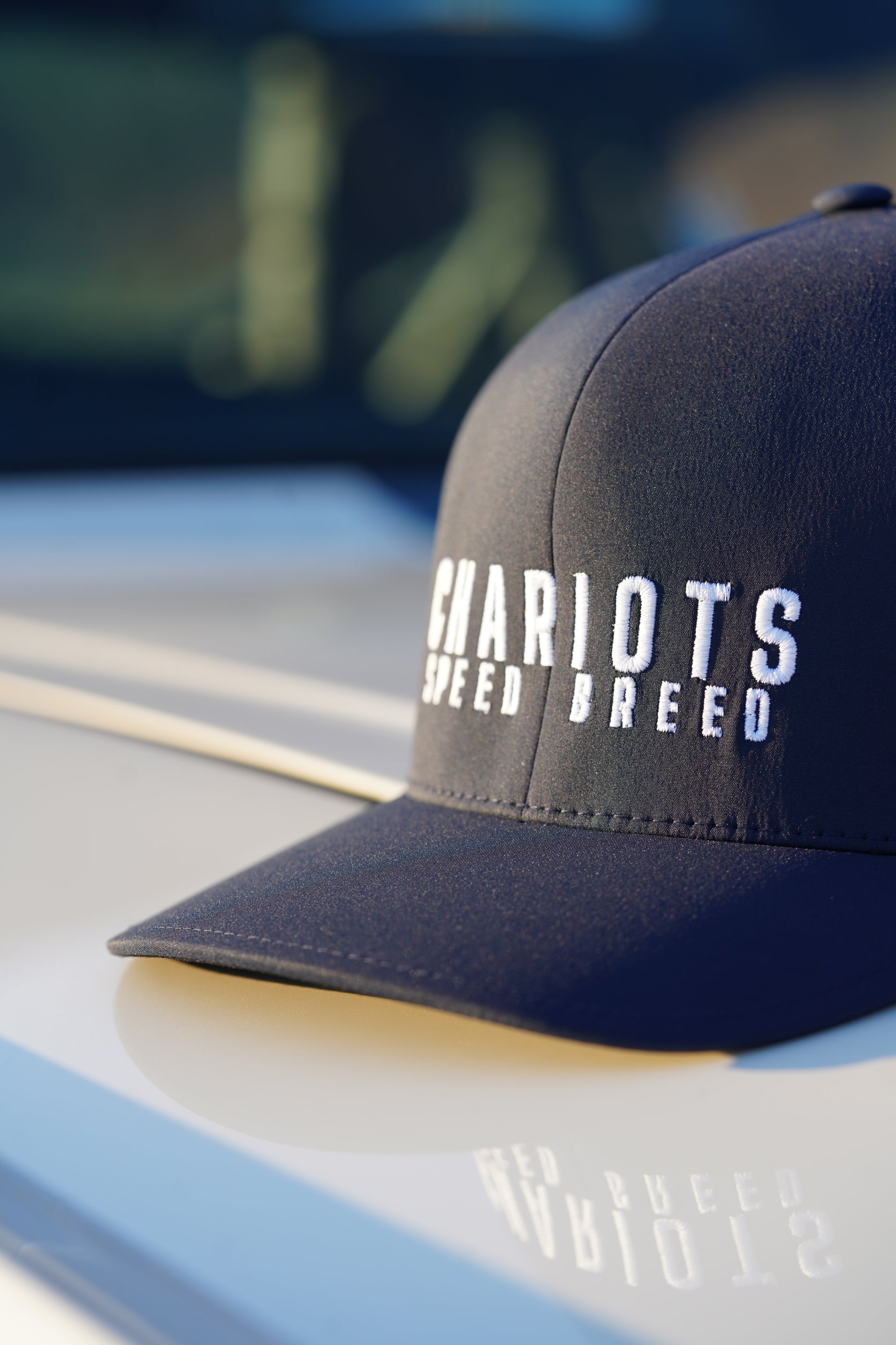 APEX FLEXFIT DELTA HAT (College Navy/White)