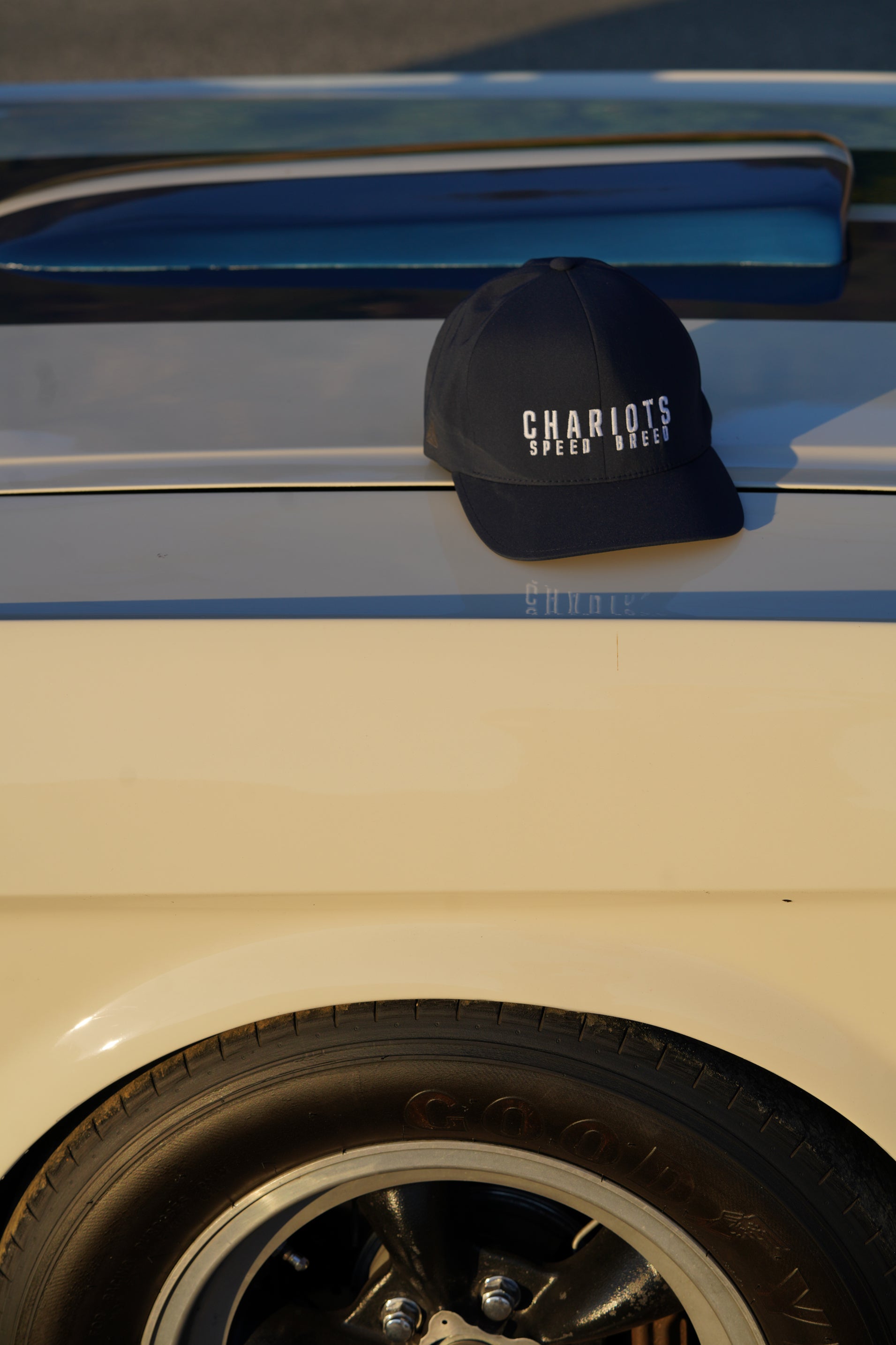 APEX FLEXFIT DELTA HAT (College Navy/White)