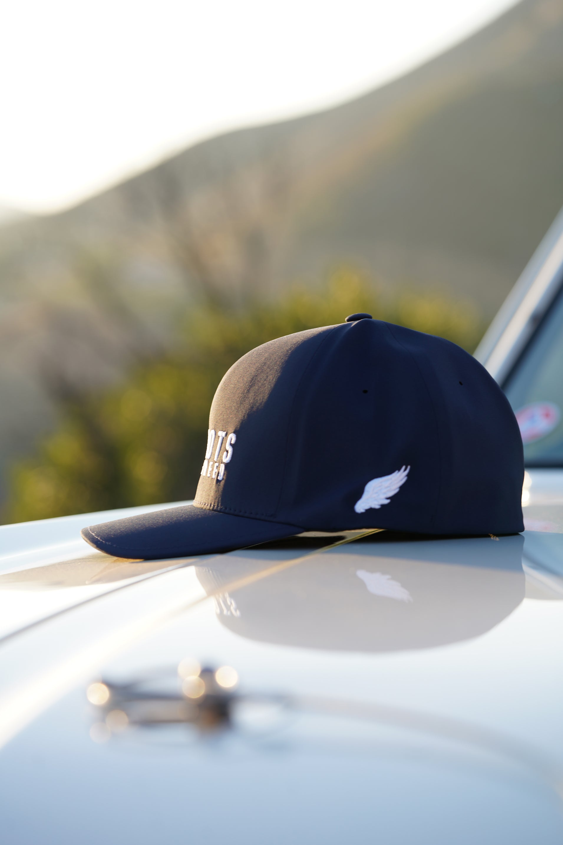APEX FLEXFIT DELTA HAT (College Navy/White)