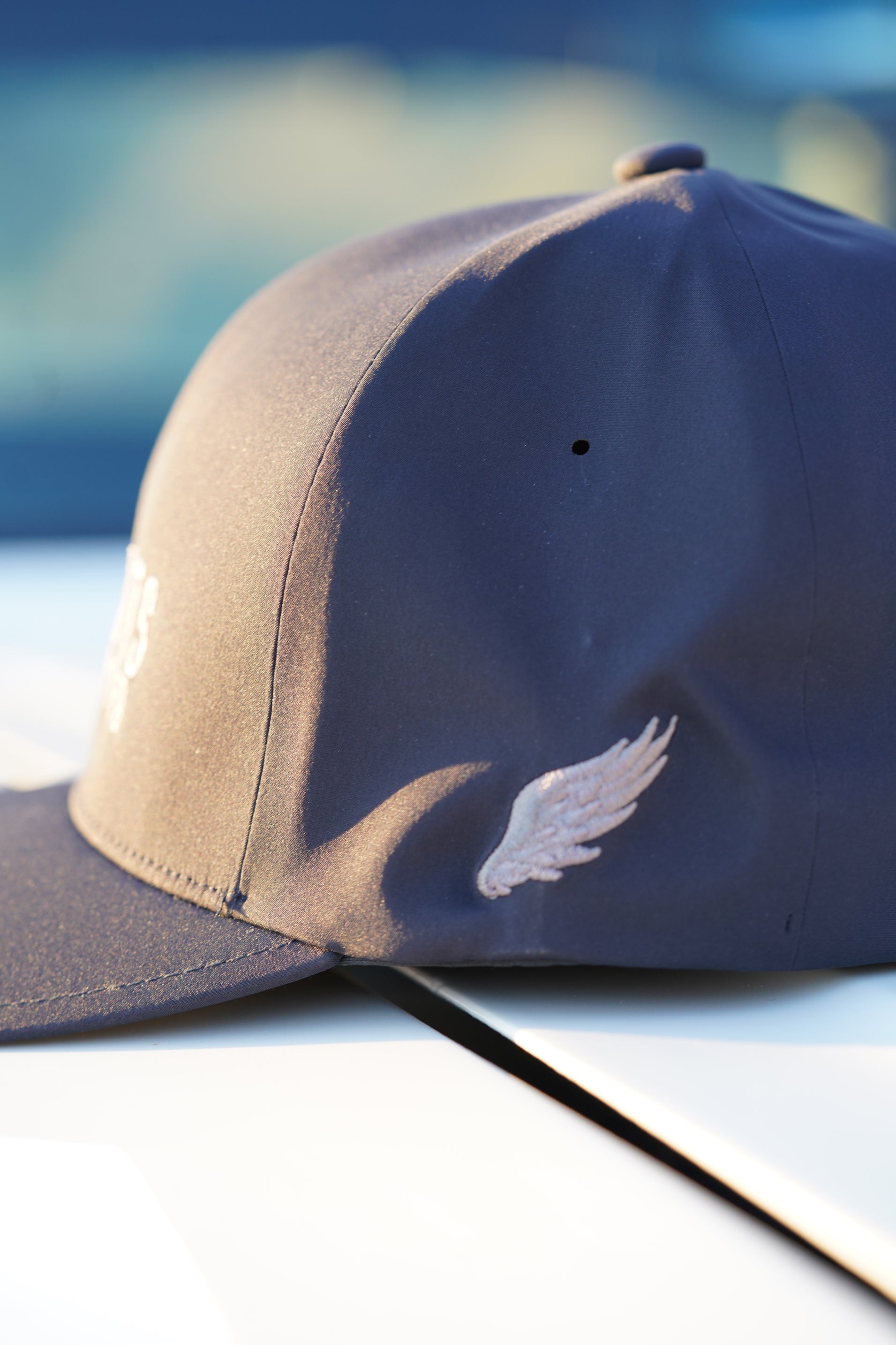 APEX FLEXFIT DELTA HAT (Black/Ashen Grey)