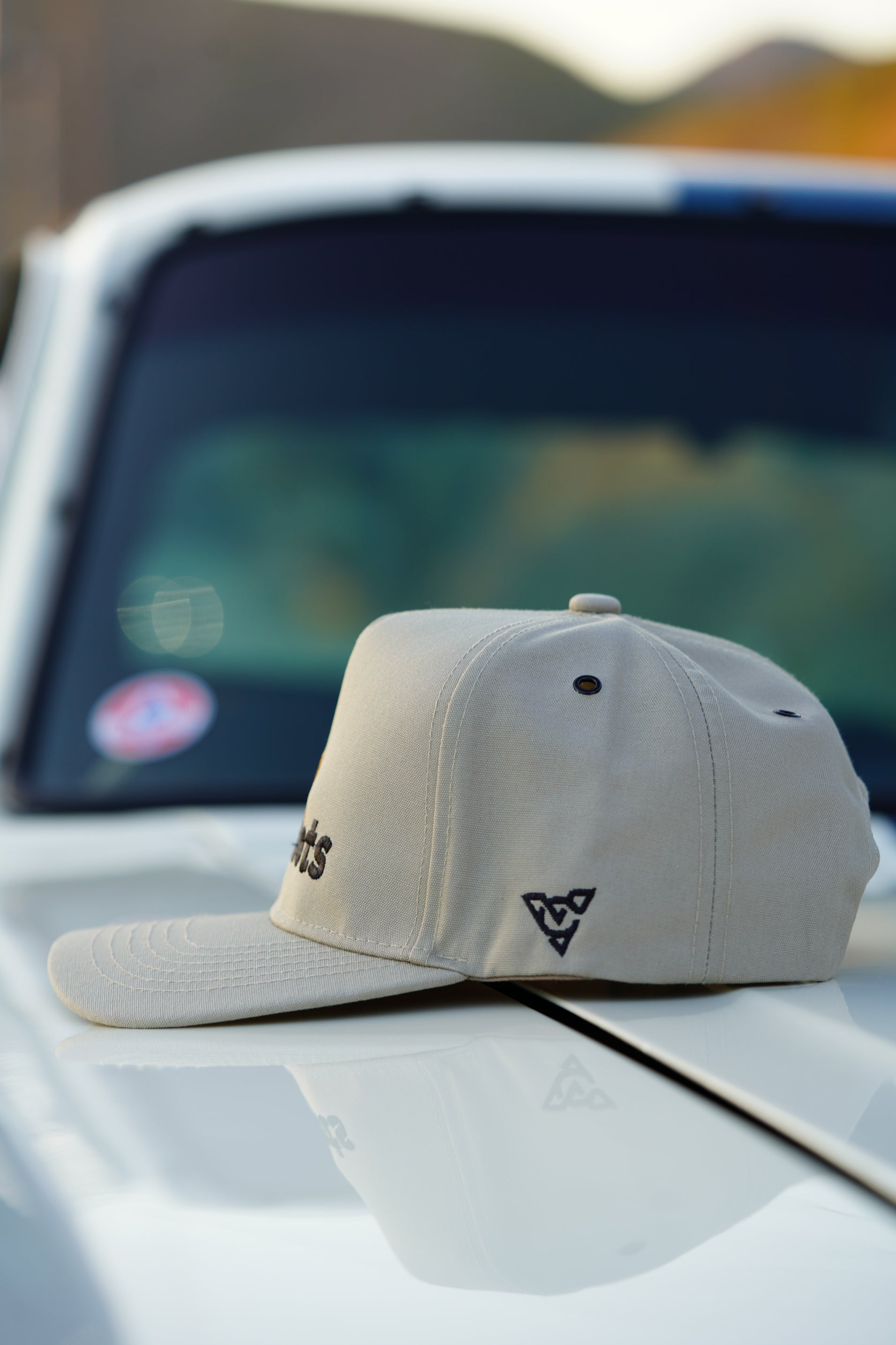 ZEPHYR COTTON CANVAS HAT (Khaki/Black/Sandstone)