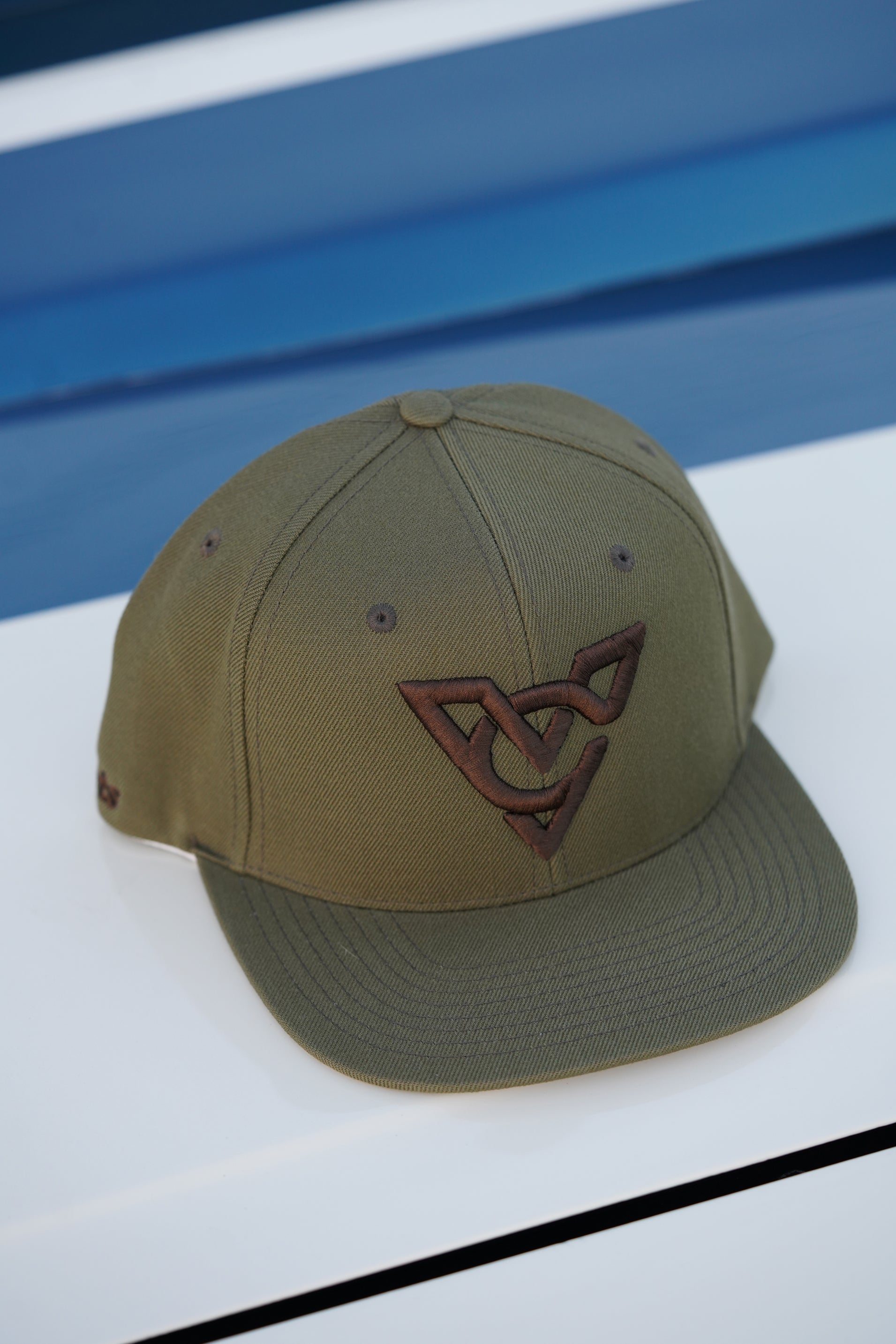 VC PUFF HAT (Loden Green/Burnt Sienna Puff)