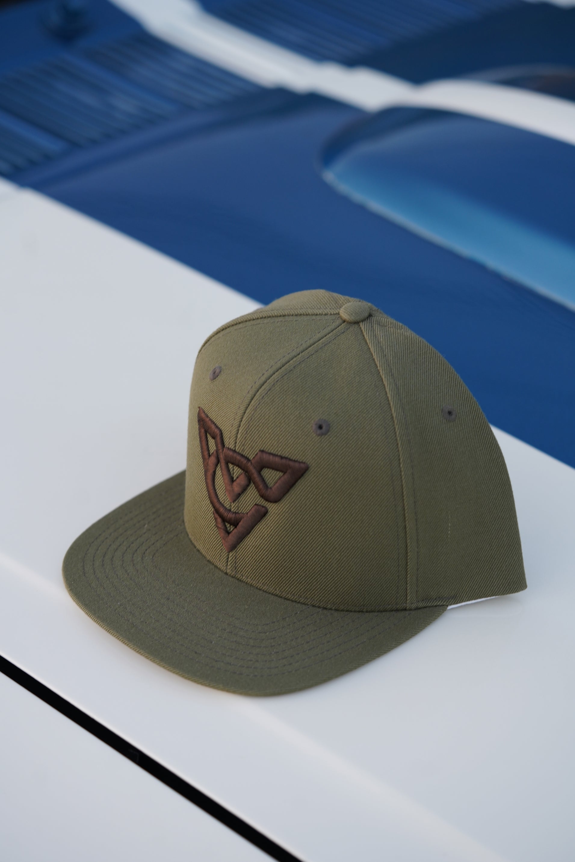 VC PUFF HAT (Loden Green/Burnt Sienna Puff)