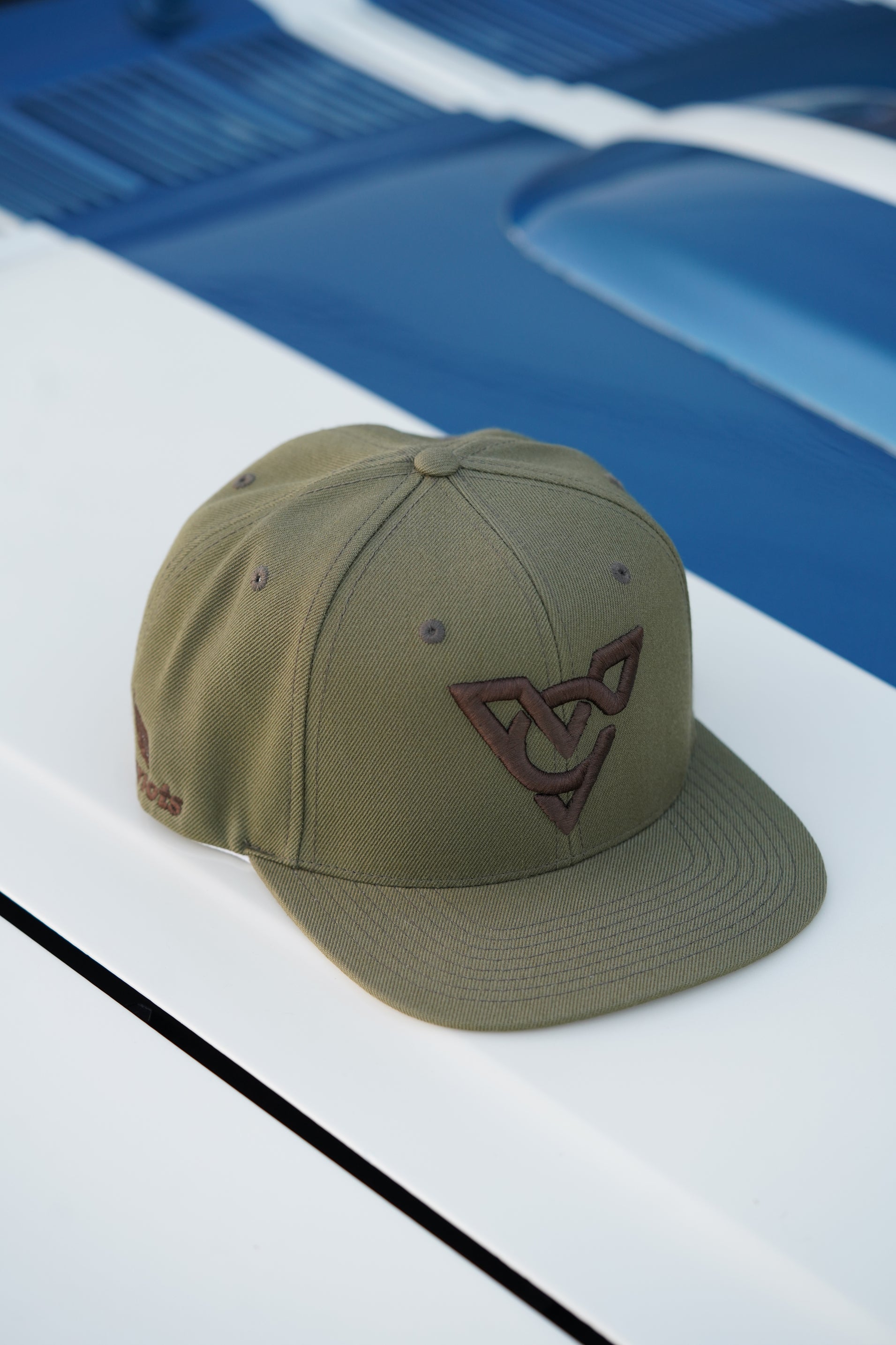VC PUFF HAT (Loden Green/Burnt Sienna Puff)
