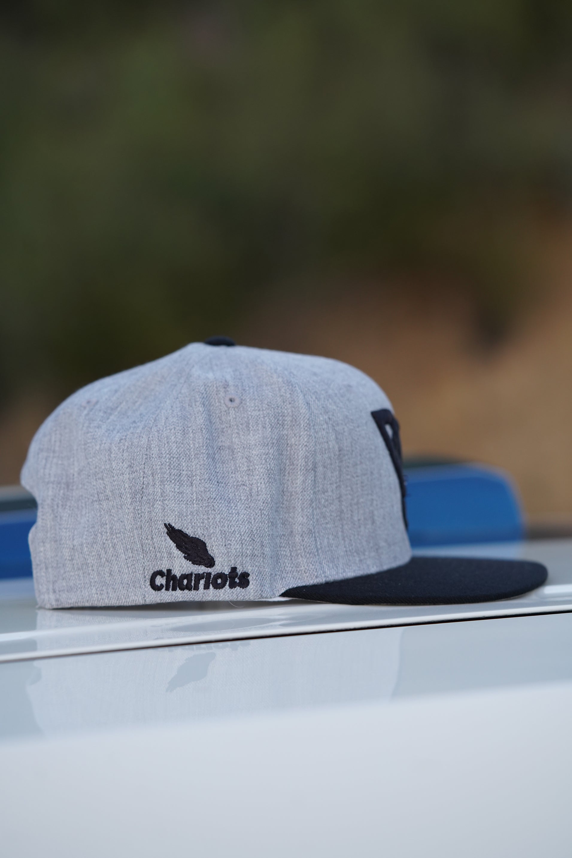 VC PUFF HAT (Heather Grey/Black Puff)