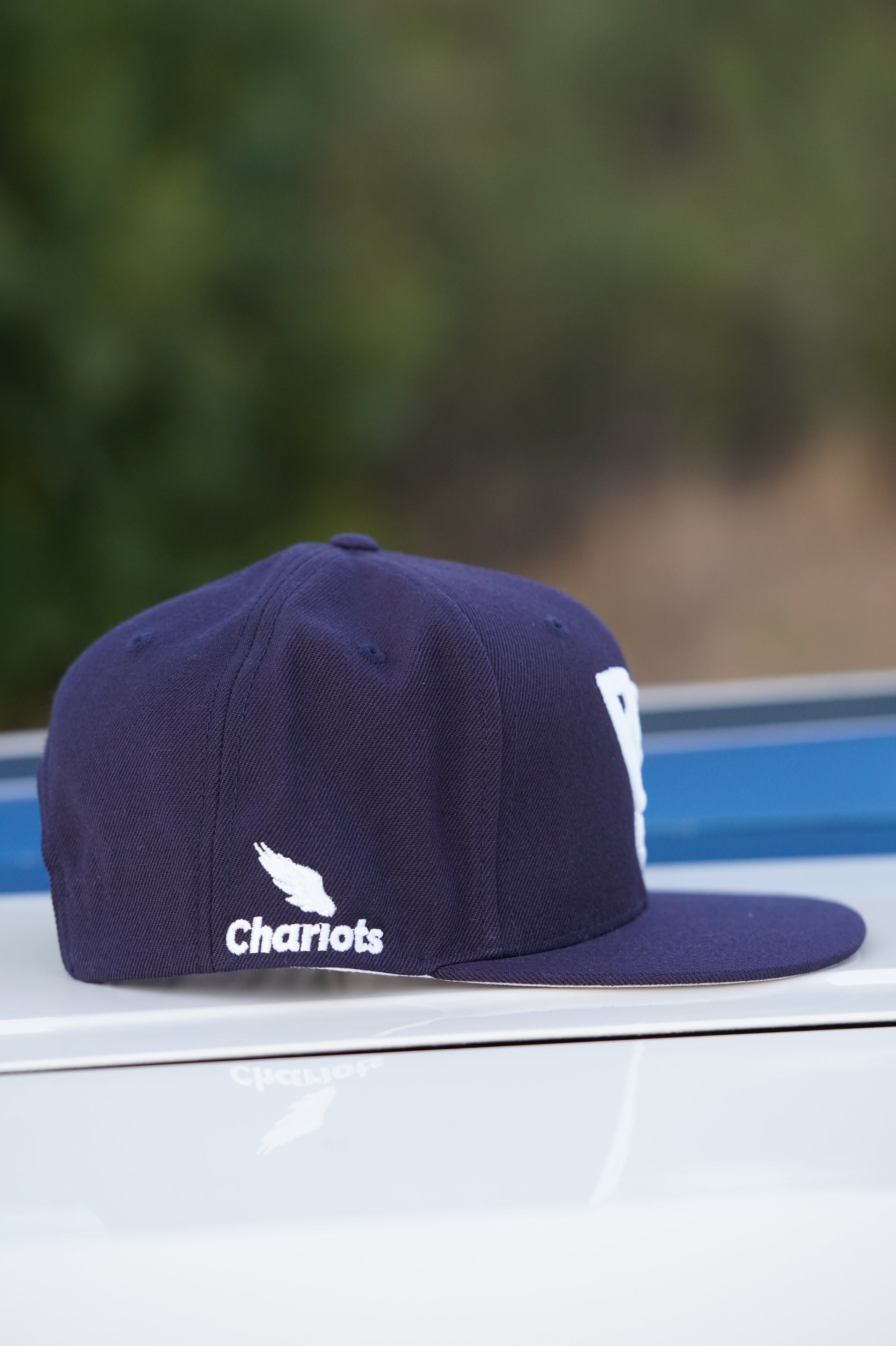 VC PUFF HAT (Navy/White Puff)