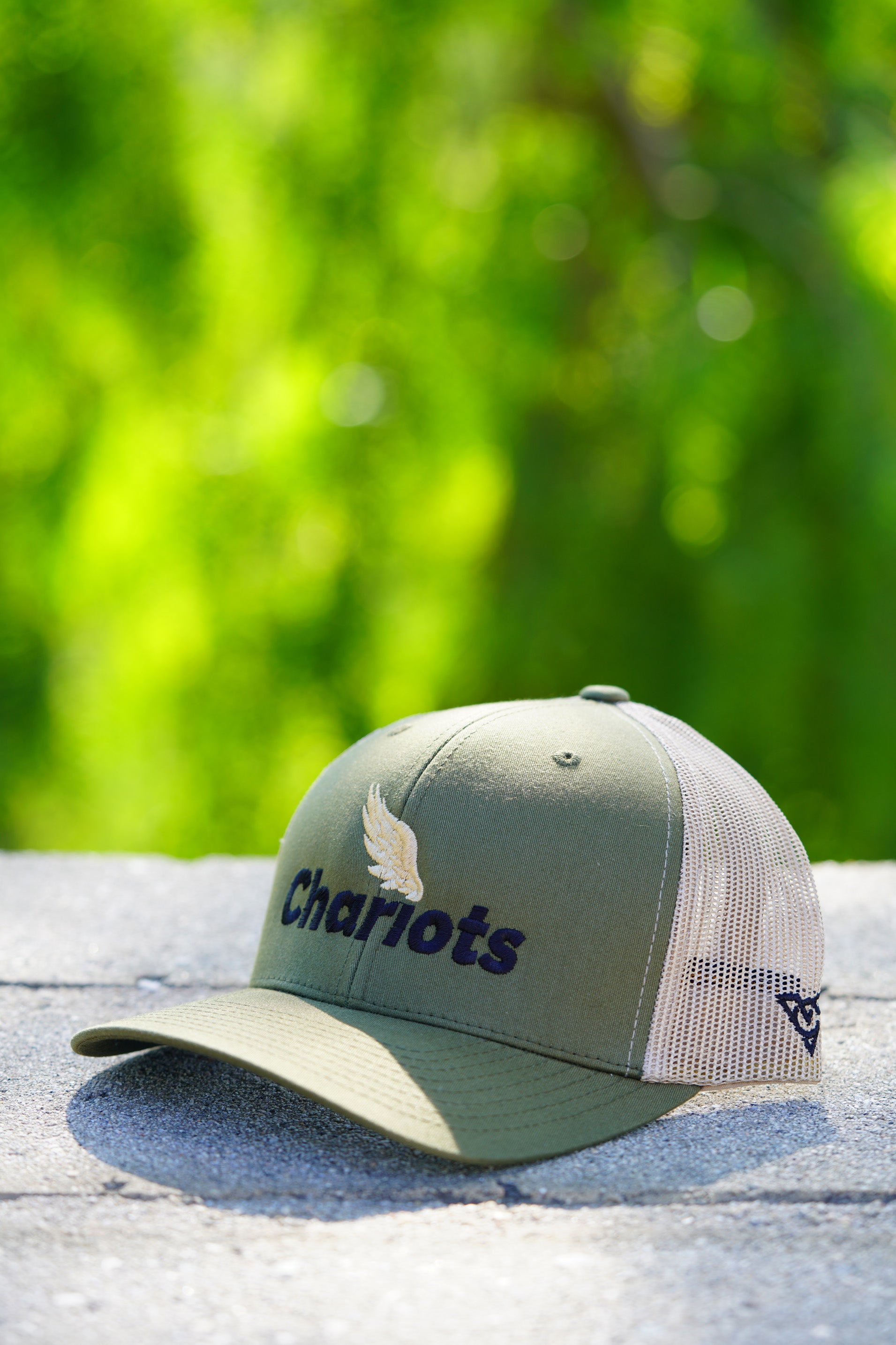 Zephyr Premium Trucker Hat (Moss/Khaki)