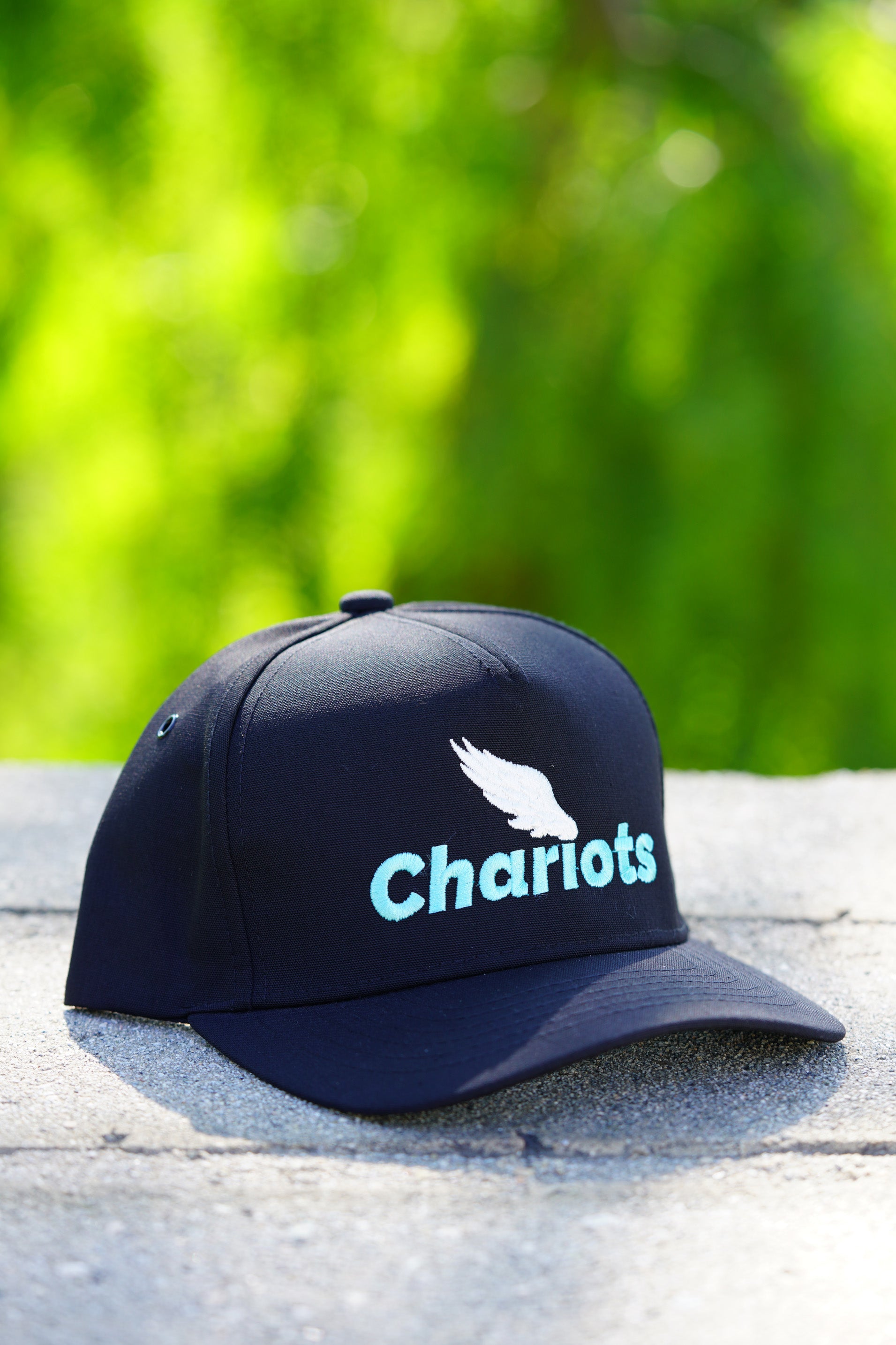 ZEPHYR COTTON CANVAS HAT (Black/Aqua/Powder)