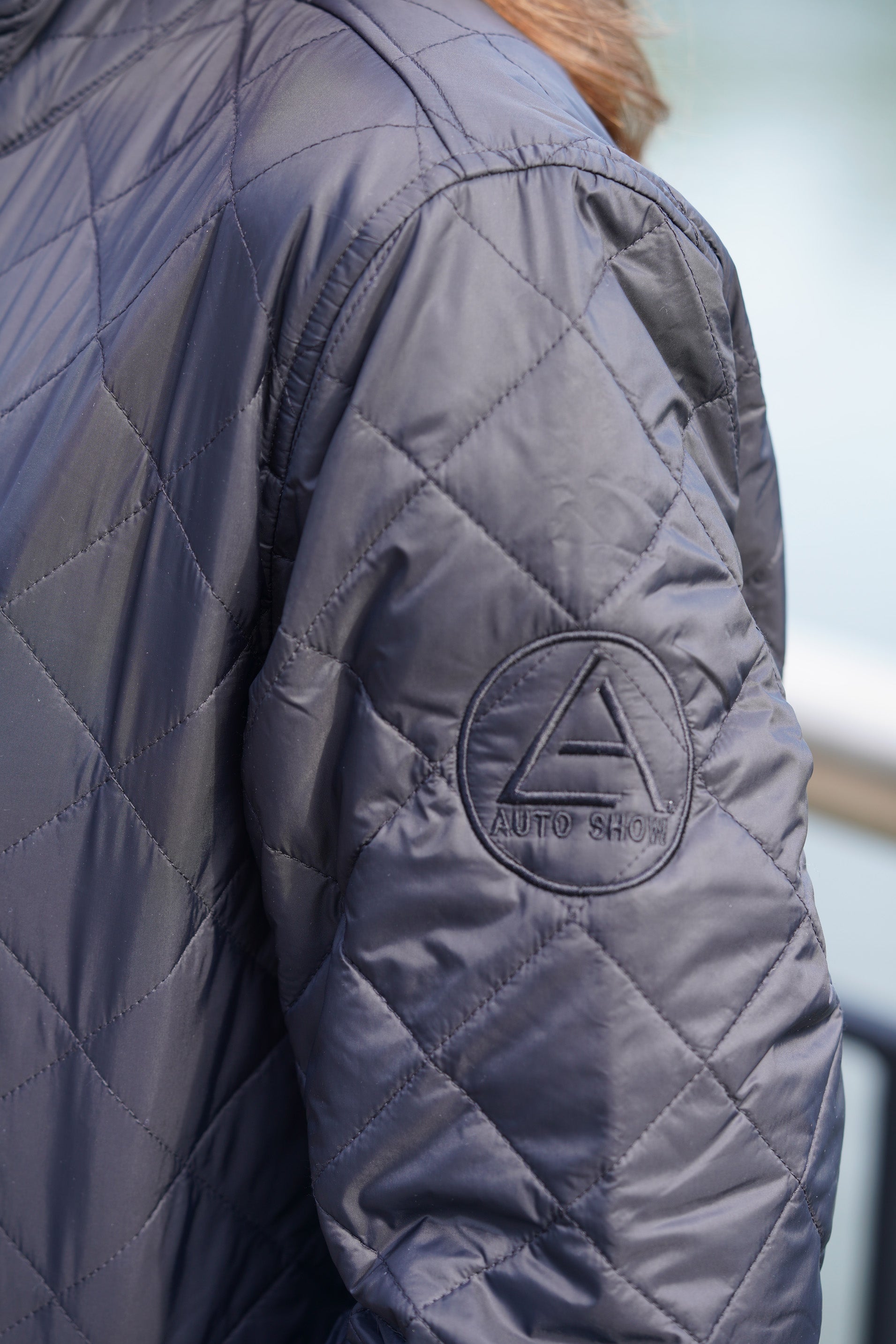 LA AUTO SHOW QUILTED PUFFER JACKET (Black)