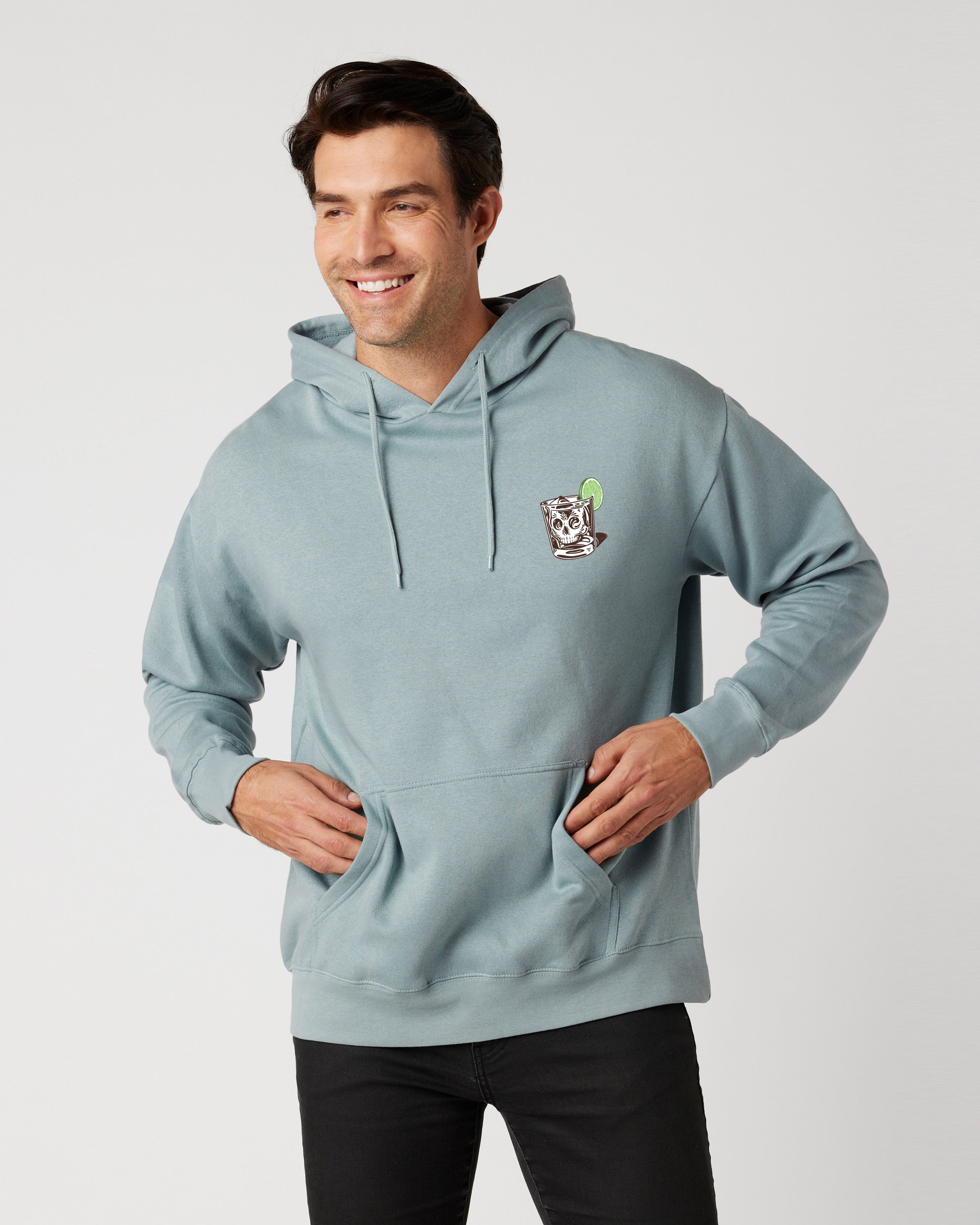 WET RECKLESS UNISEX LIGHTWEIGHT HOODIE (Agave)