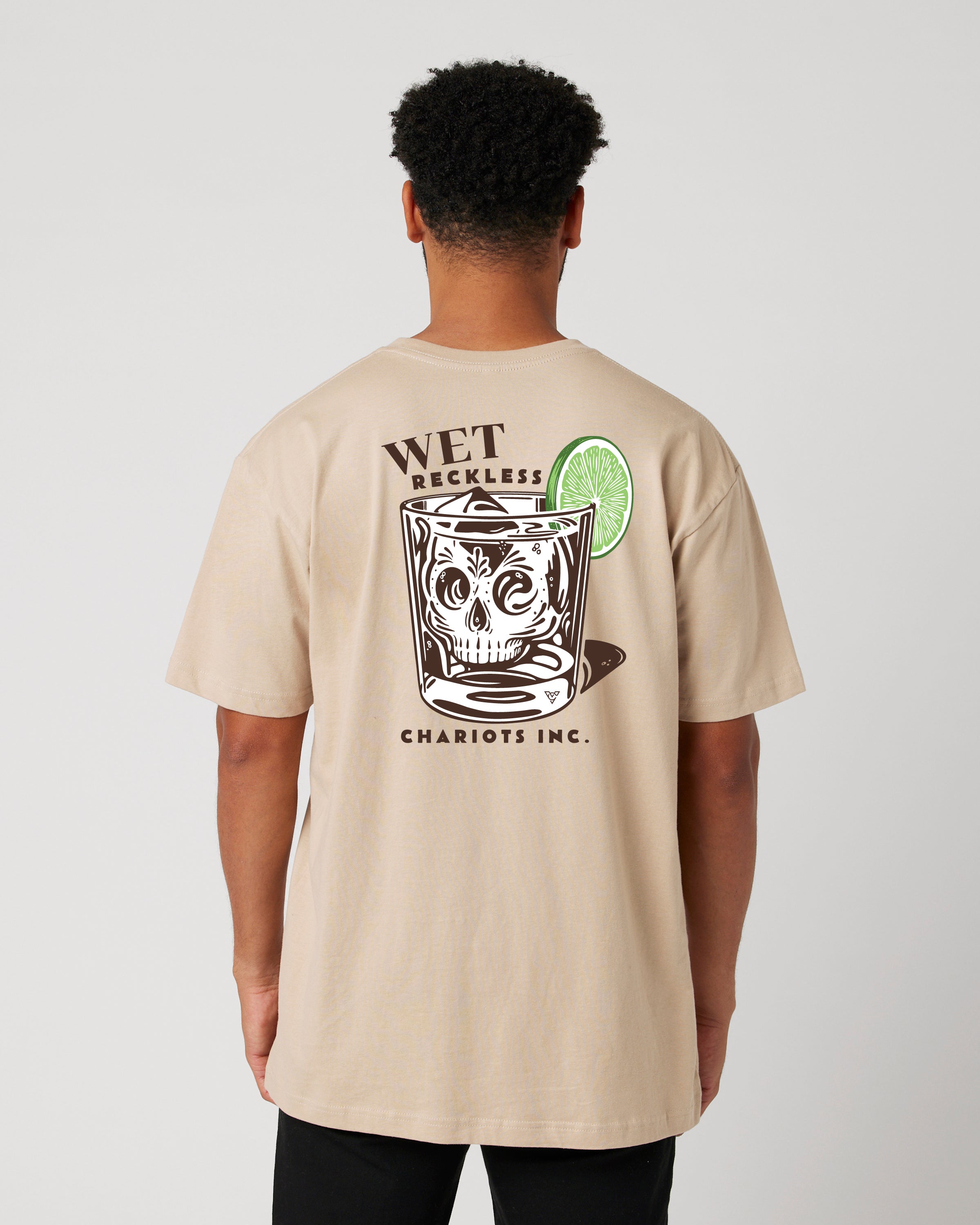 WET RECKLESS TEE (Sand)