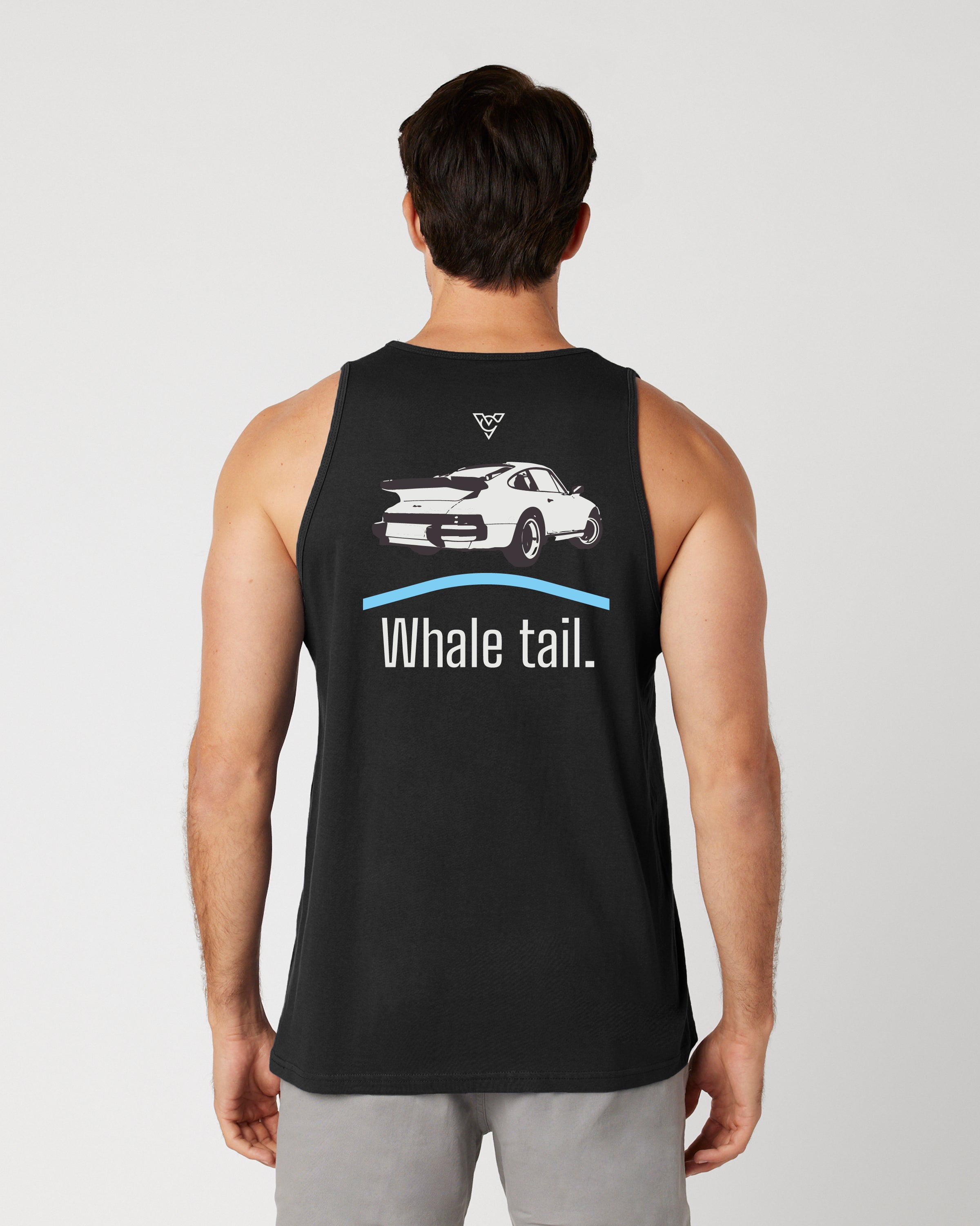 WHALE TAIL TANK (Black)