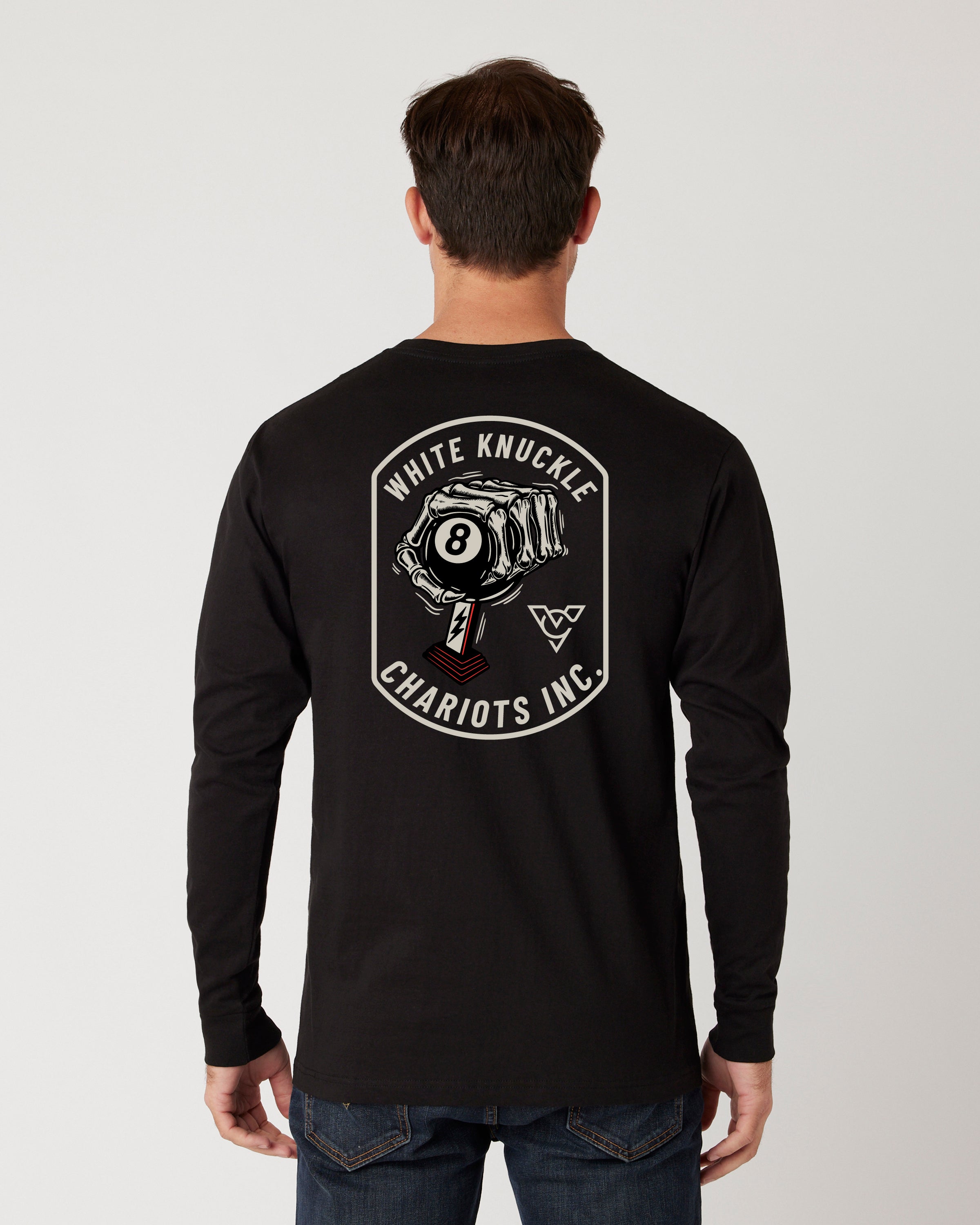 WHITE KNUCKLE LONG SLEEVE TEE (Black)