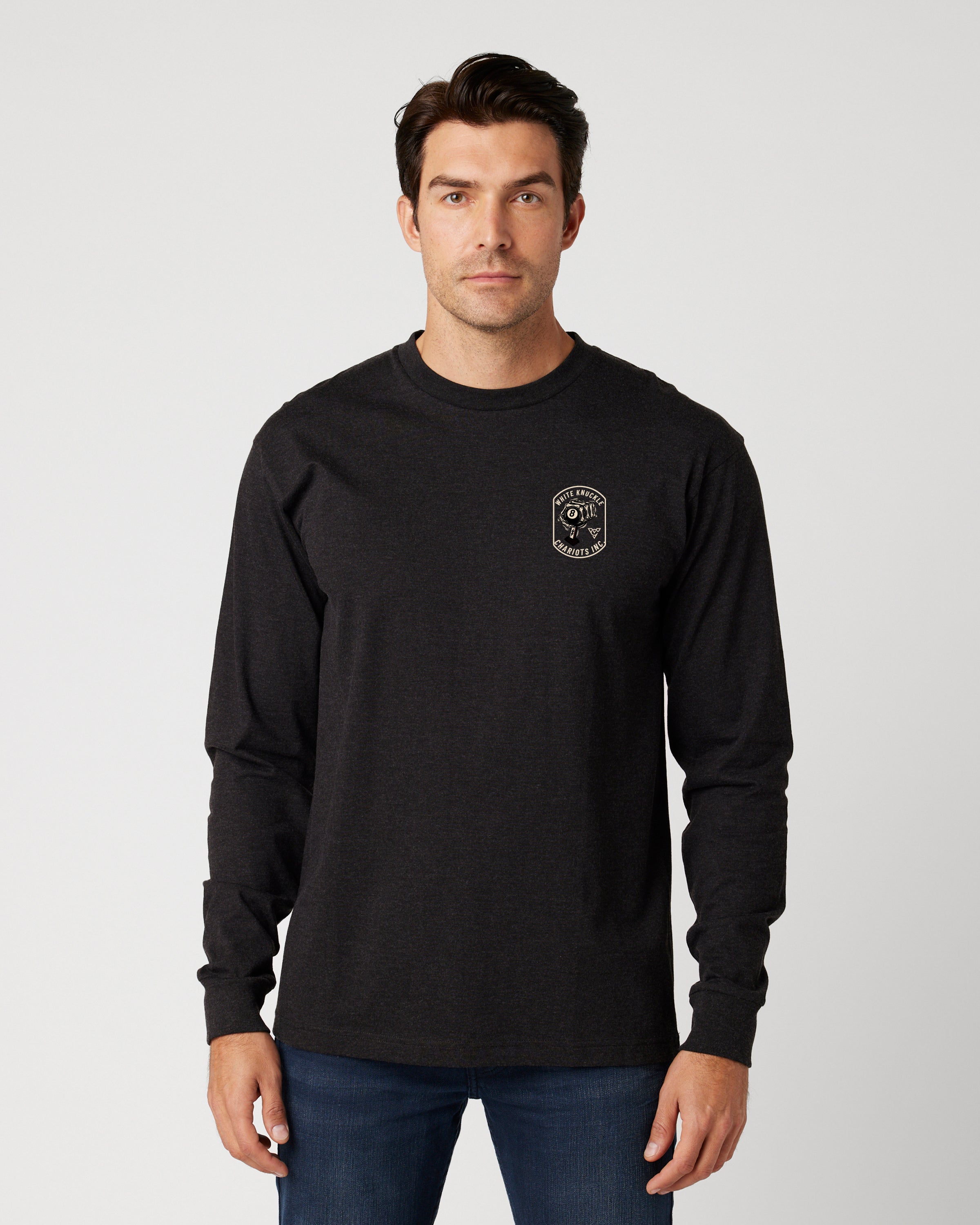 WHITE KNUCKLE LONG SLEEVE TEE (Black)