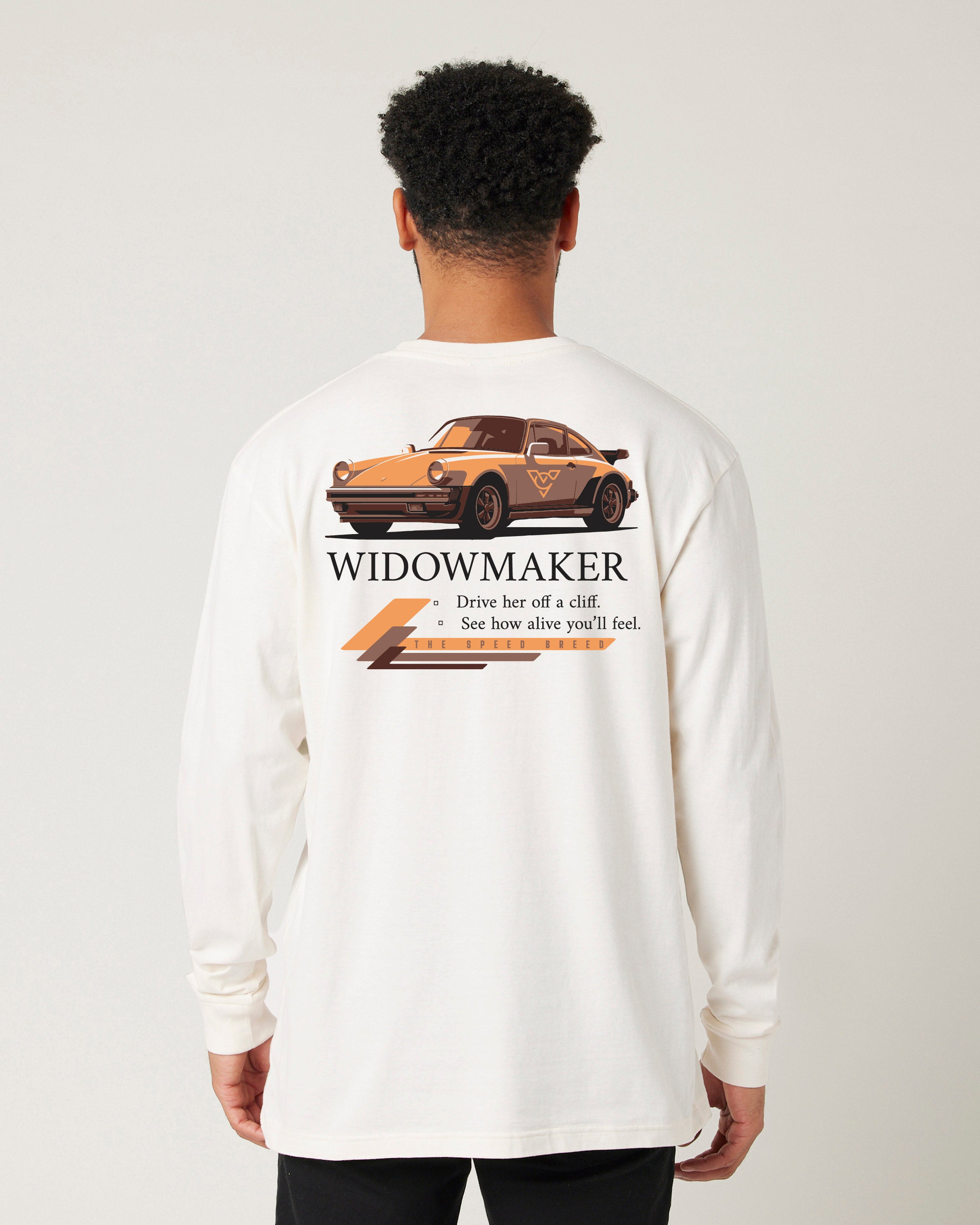 WIDOWMAKER LONG SLEEVE TEE (Vintage White)