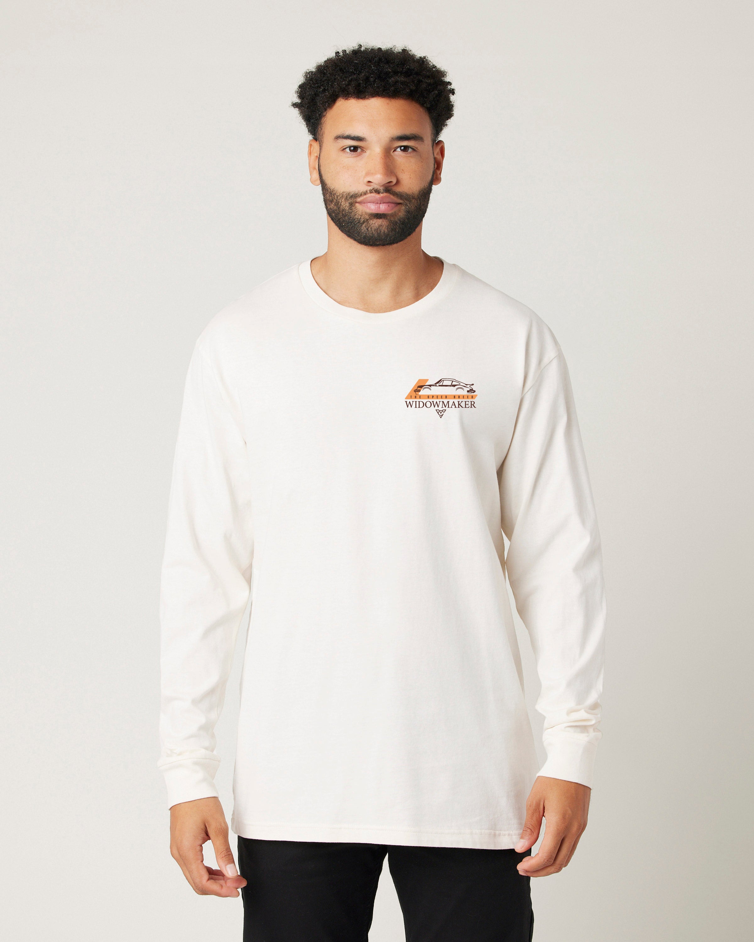 WIDOWMAKER LONG SLEEVE TEE (Vintage White)