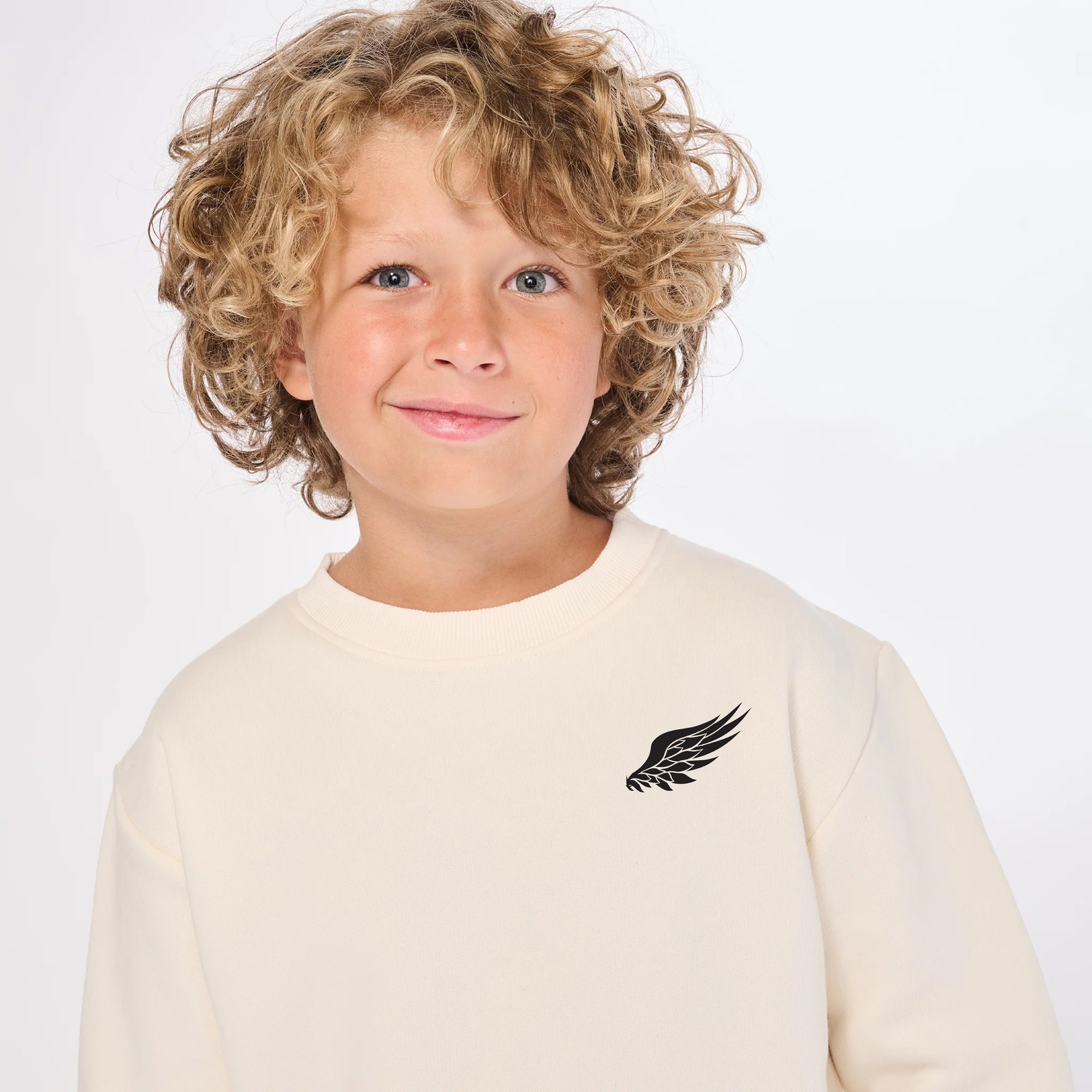 YOUTH LITTLE BIRD CREWNECK SWEATSHIRT (Cream)