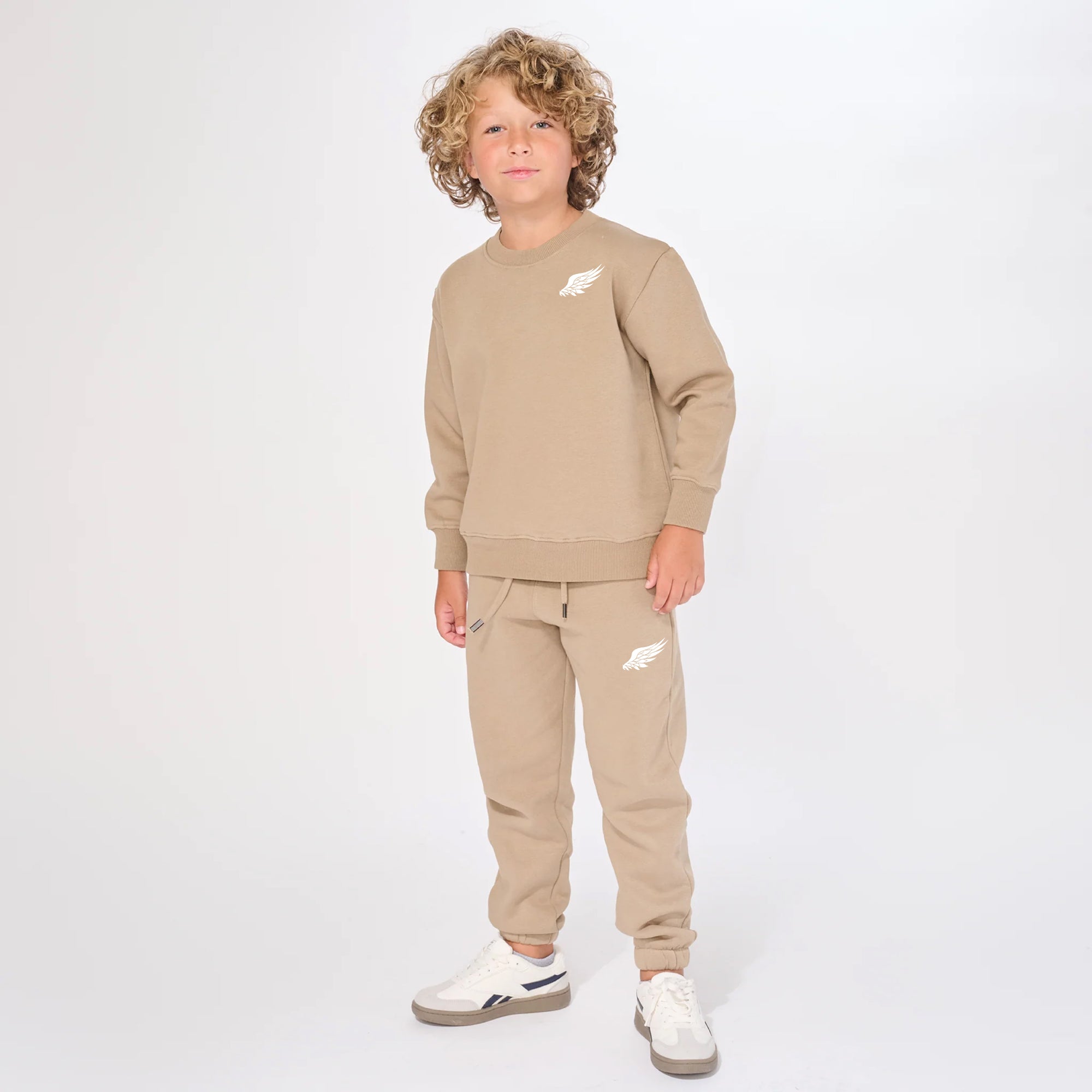 YOUTH LITTLE BIRD CREWNECK SWEATSHIRT (Sand)