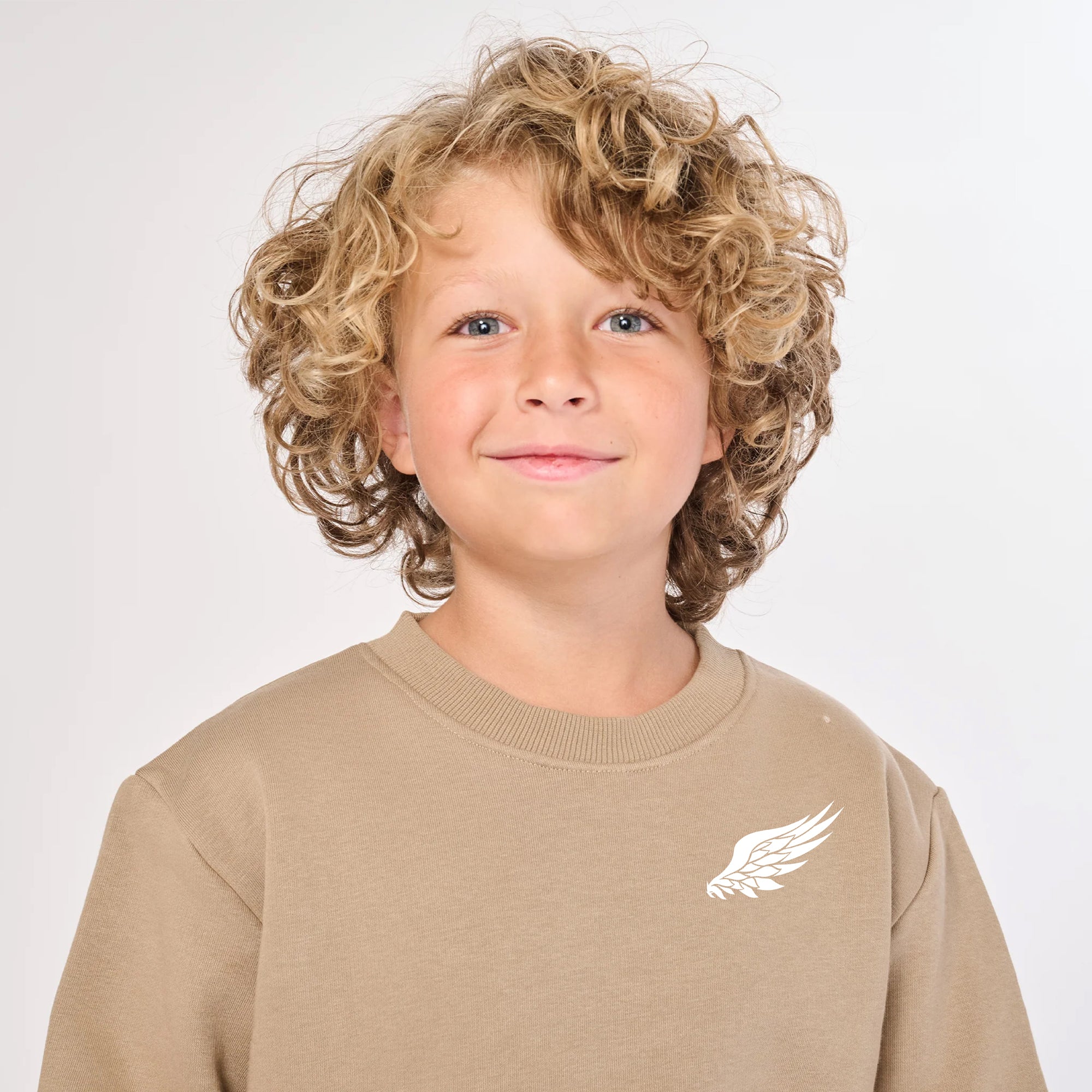 YOUTH LITTLE BIRD CREWNECK SWEATSHIRT (Sand)