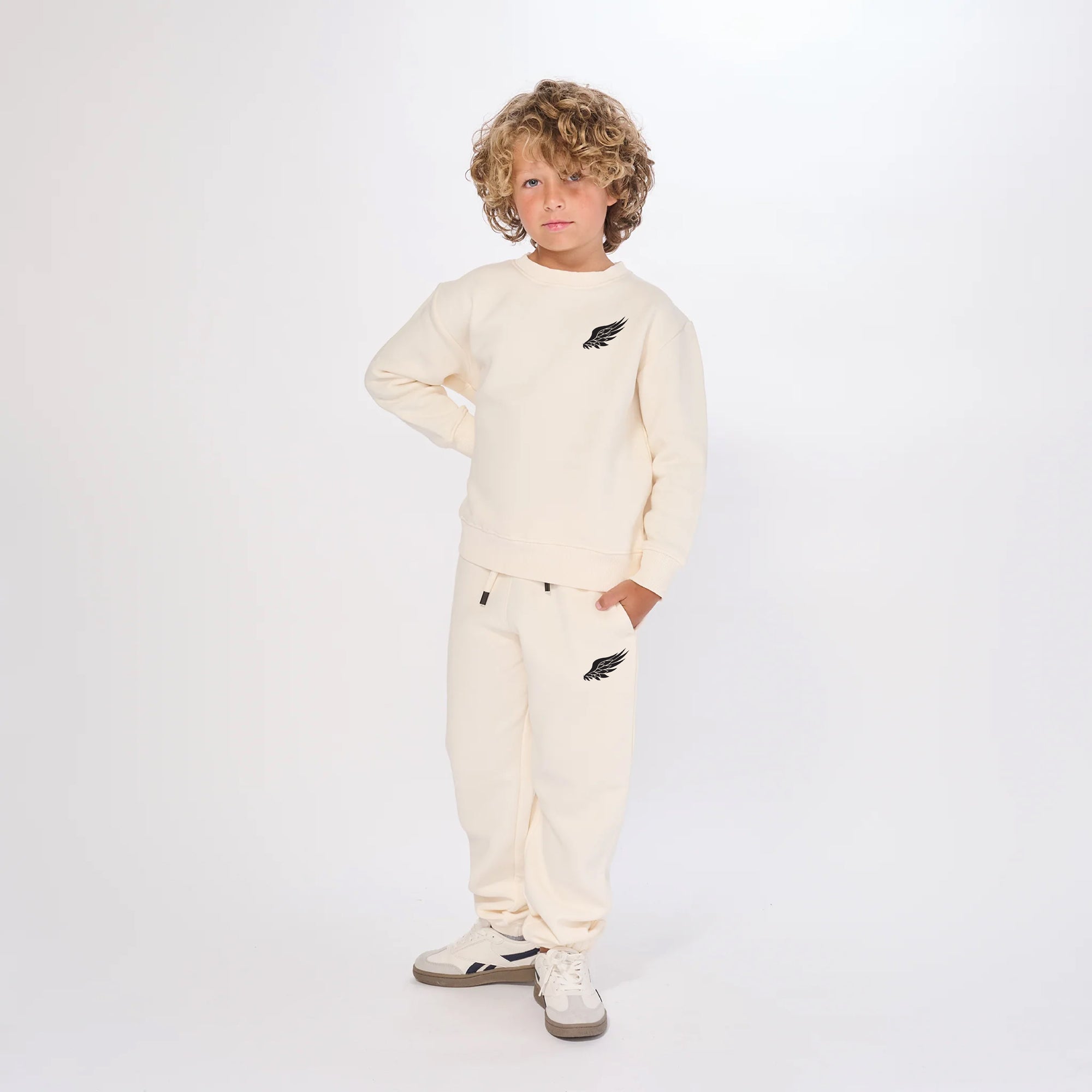 YOUTH LITTLE BIRD SWEATPANTS (Cream)