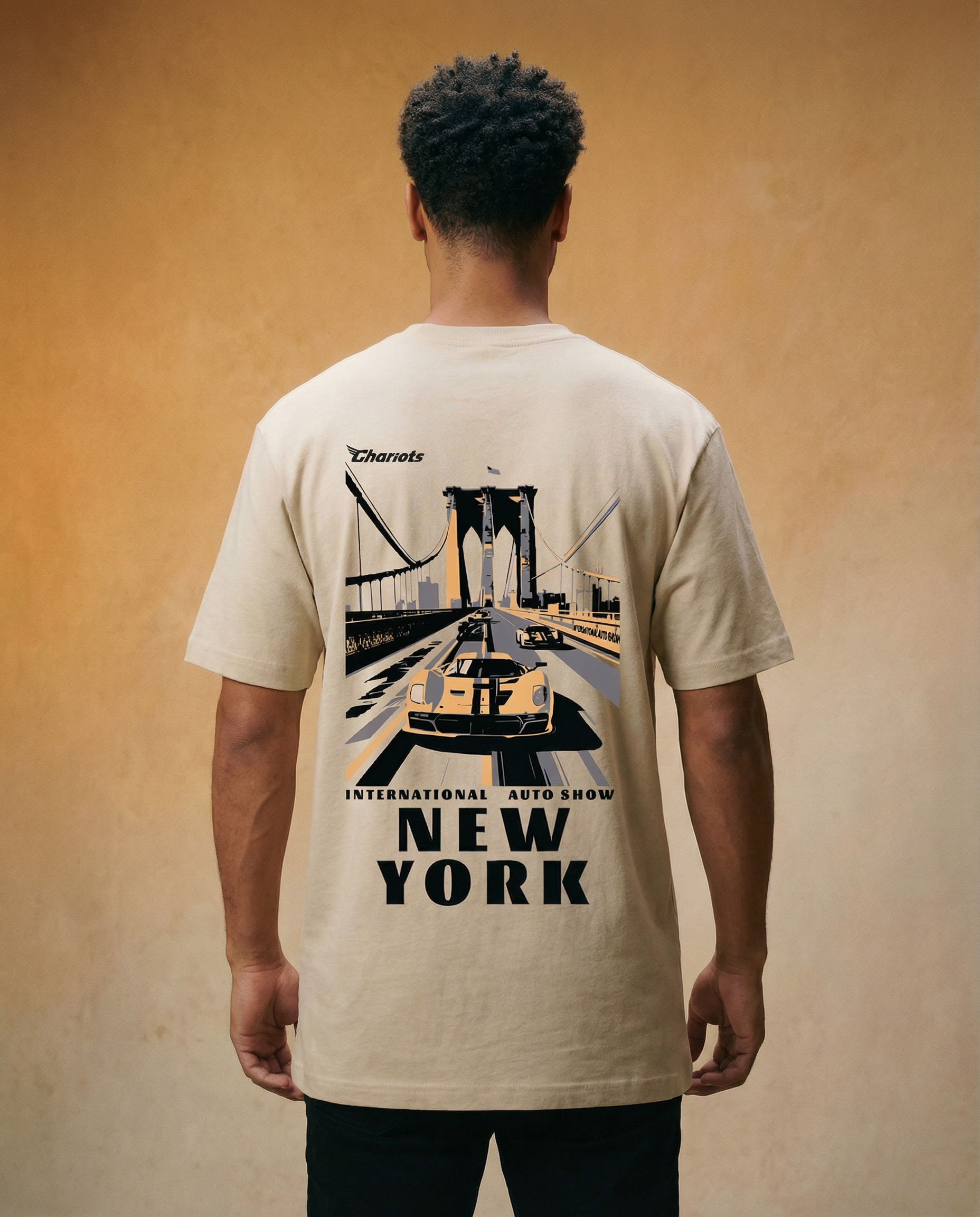 NYIAS26 Brooklyn Bridge Adult Tee (Sand)