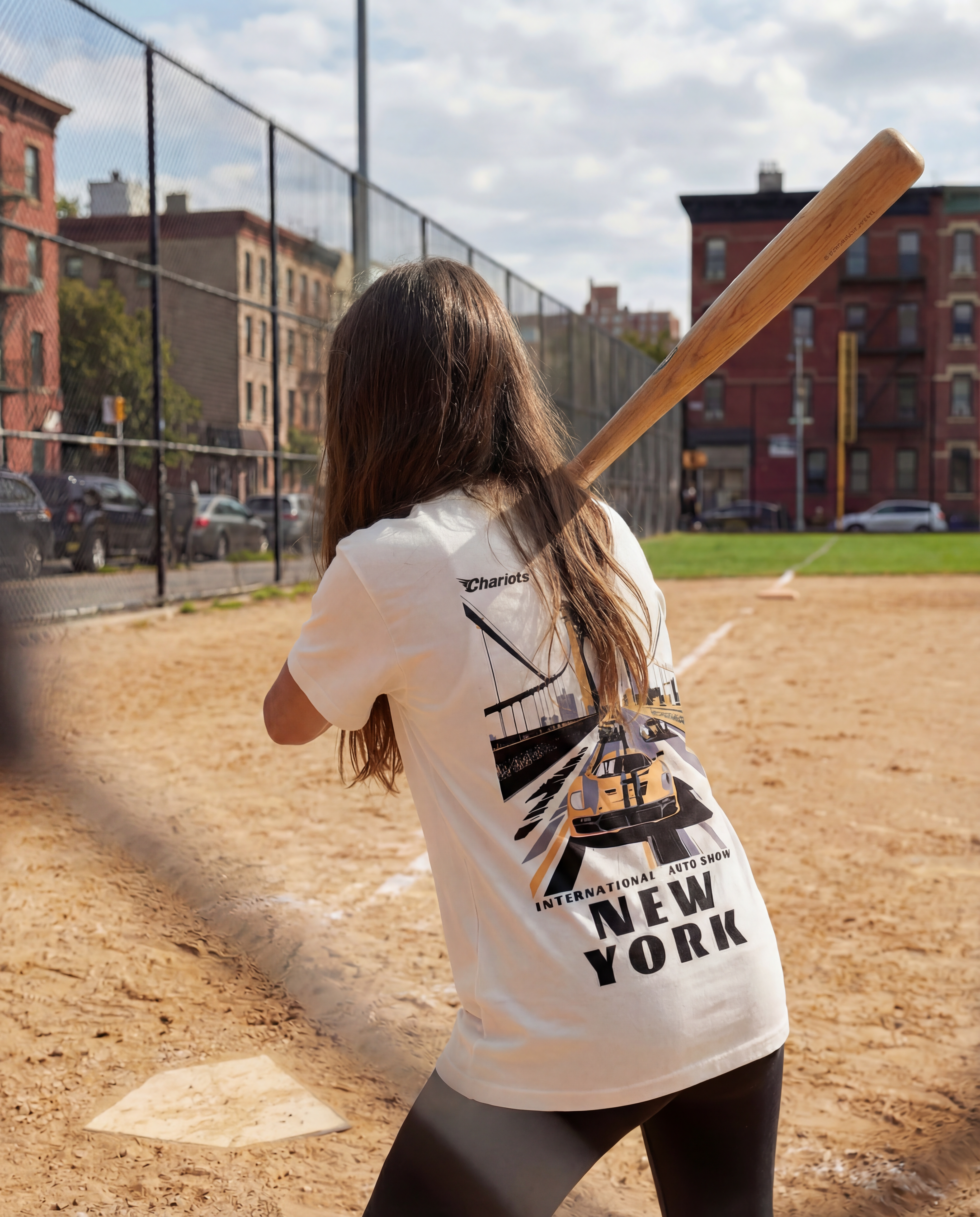 NYIAS26 Brooklyn Bridge Youth Tee (Vintage White)