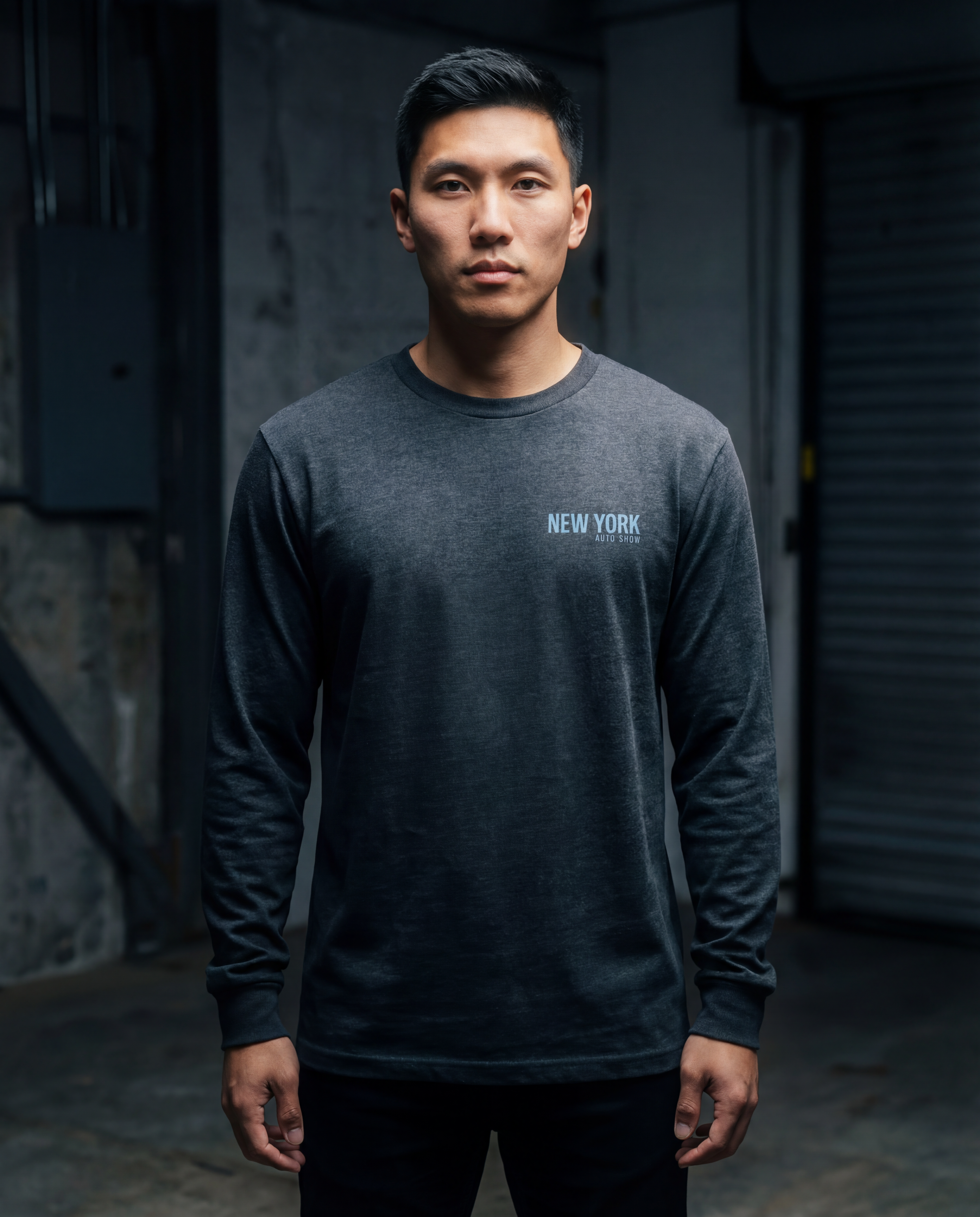NYIAS26 Crosswalk Long Sleeve Tee (Vintage Black)