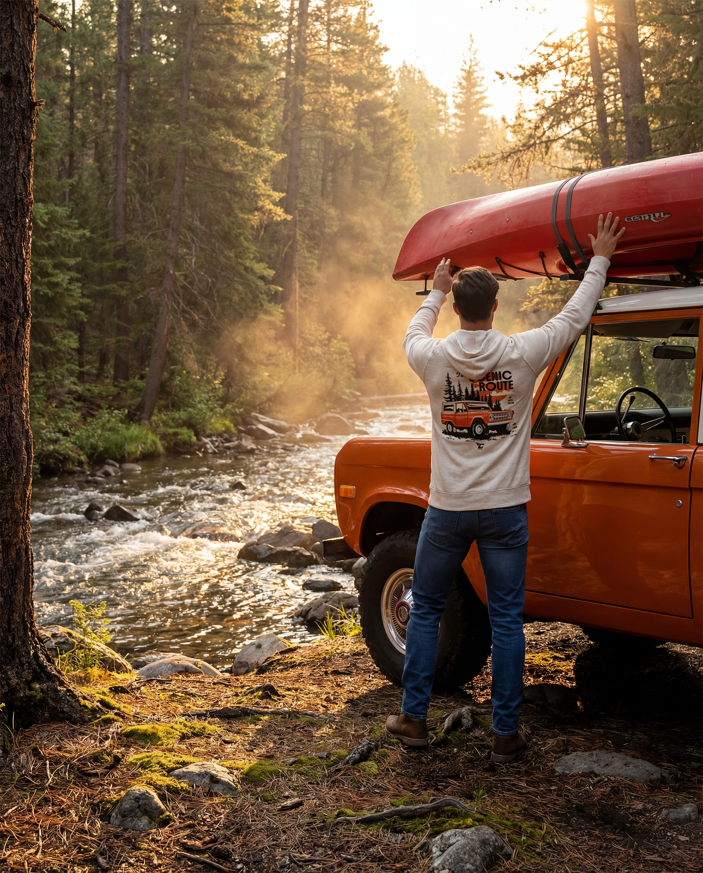 NYIAS26 Scenic Route Zip Up Hoodie (Oatmeal Heather)
