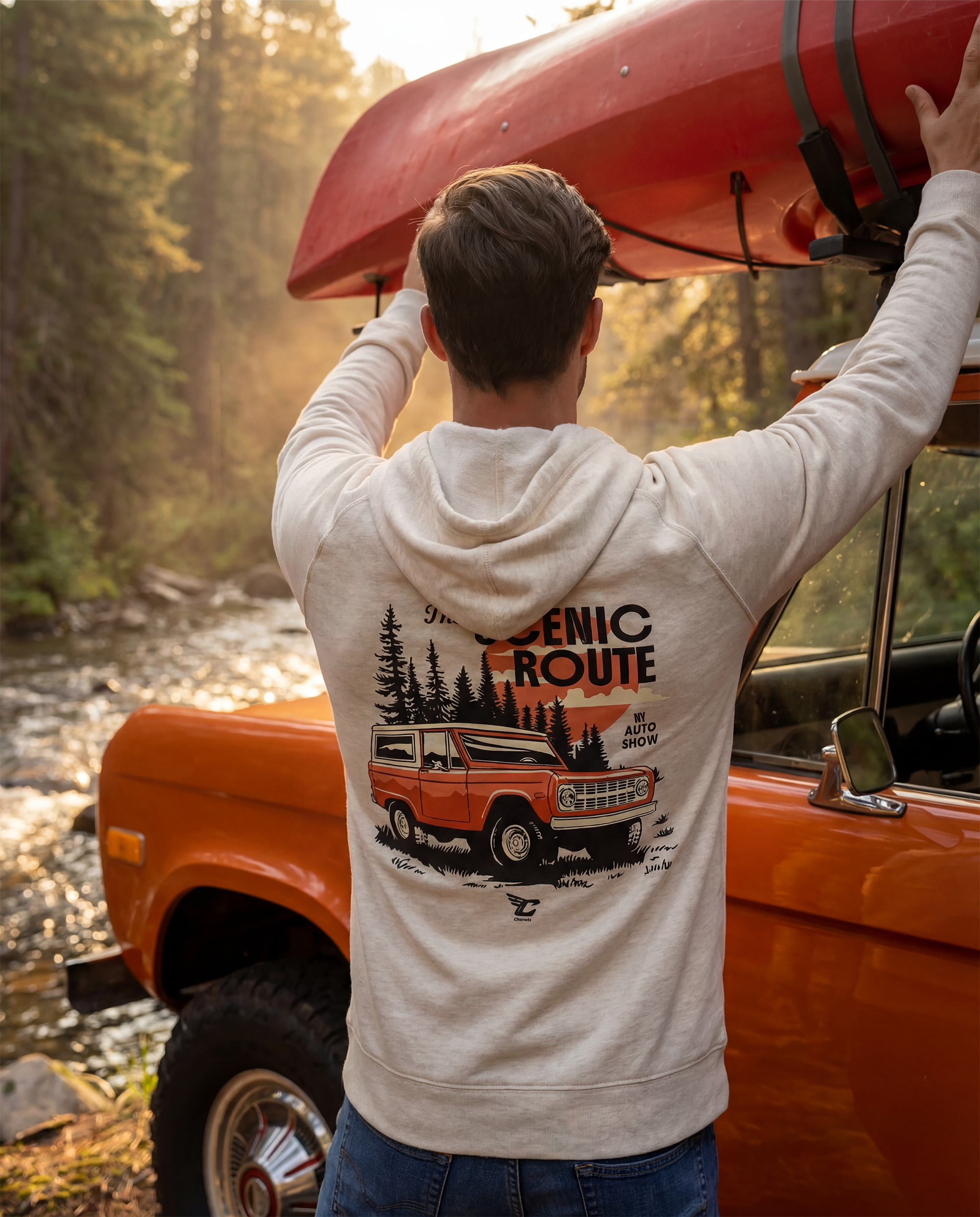 NYIAS26 Scenic Route Zip Up Hoodie (Oatmeal Heather)