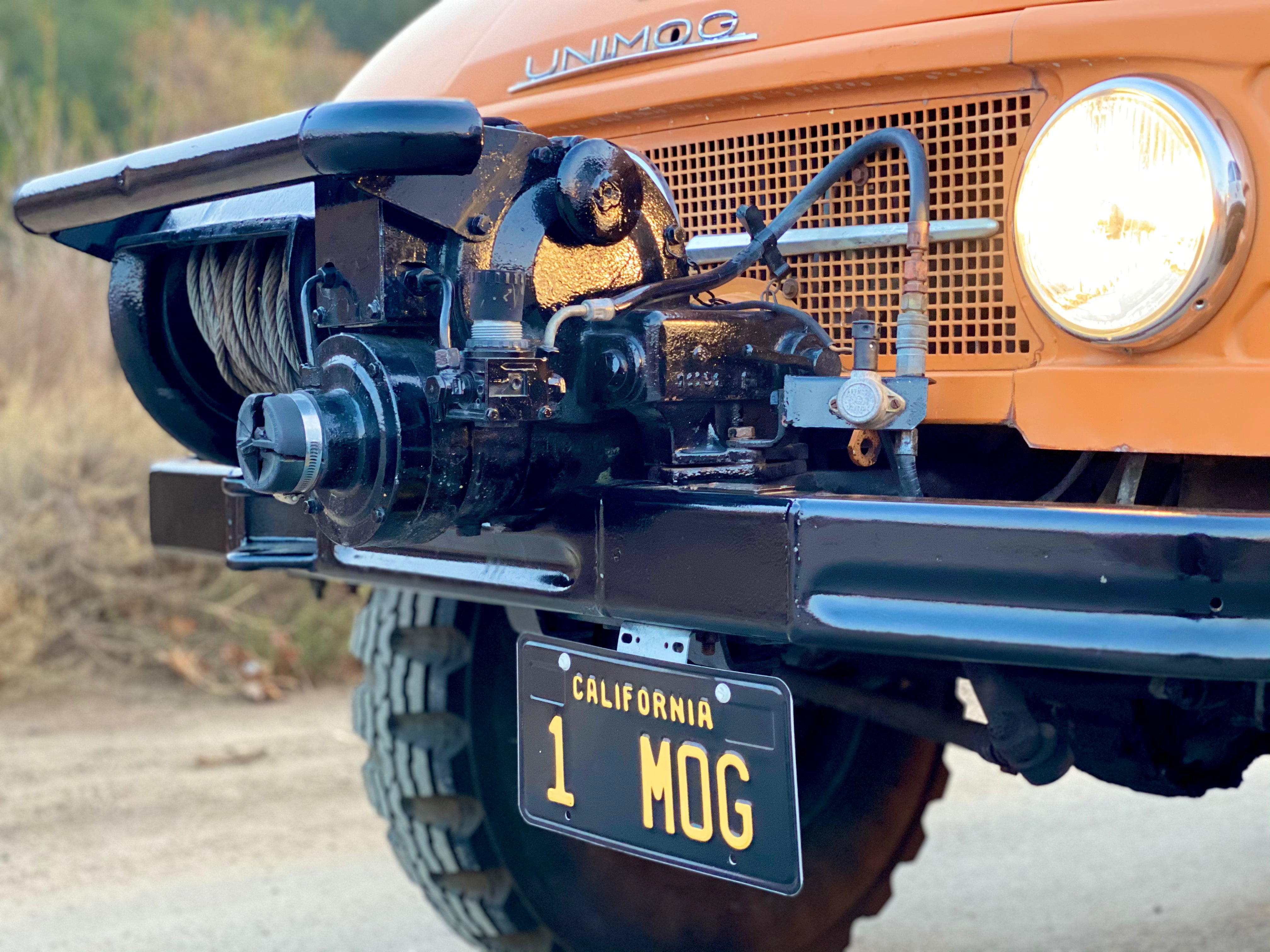 1979 Mercedes-Benz Unimog DOKA Orange FINE ART PRINT