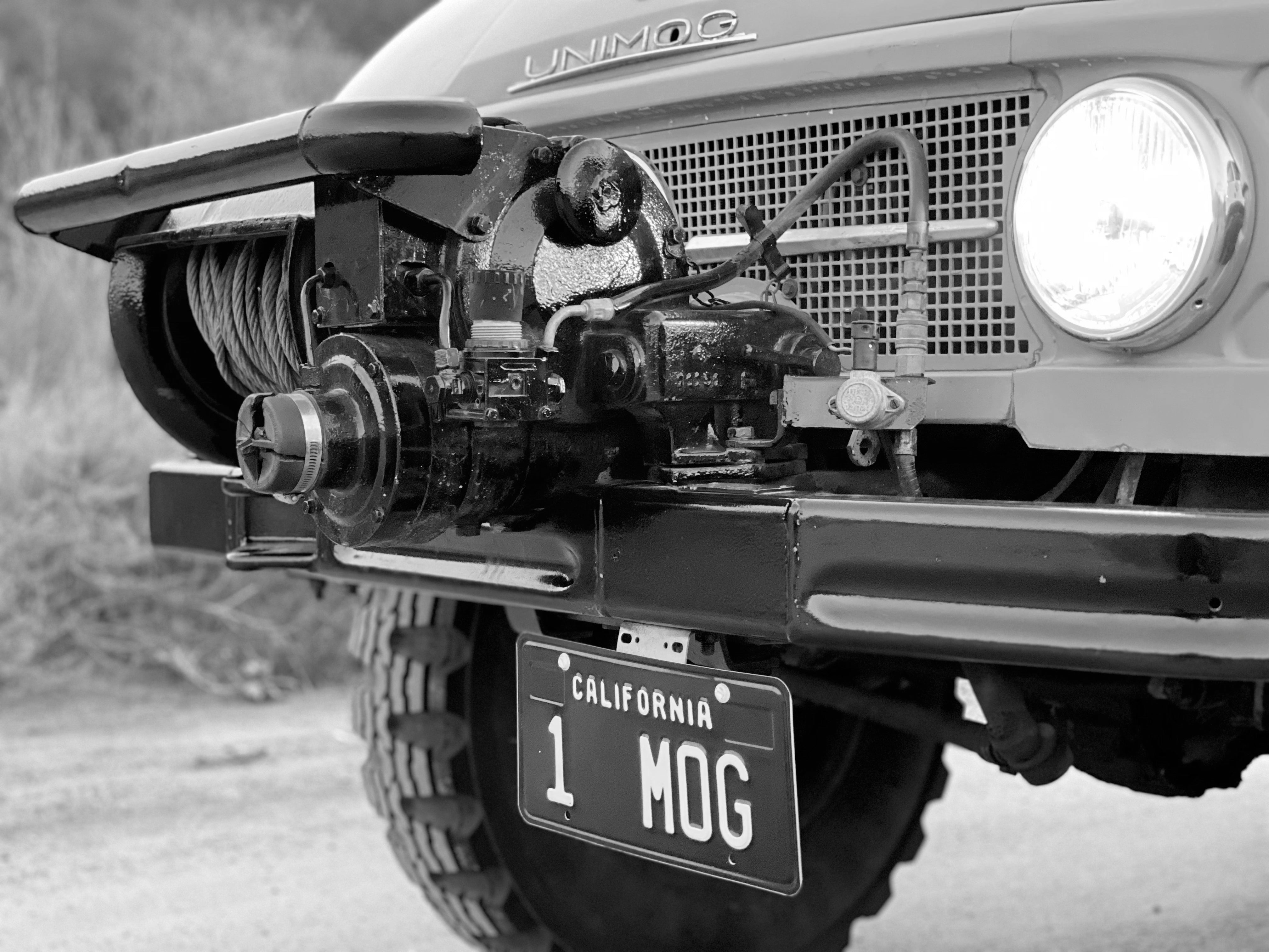 1979 Mercedes-Benz Unimog DOKA Orange FINE ART PRINT