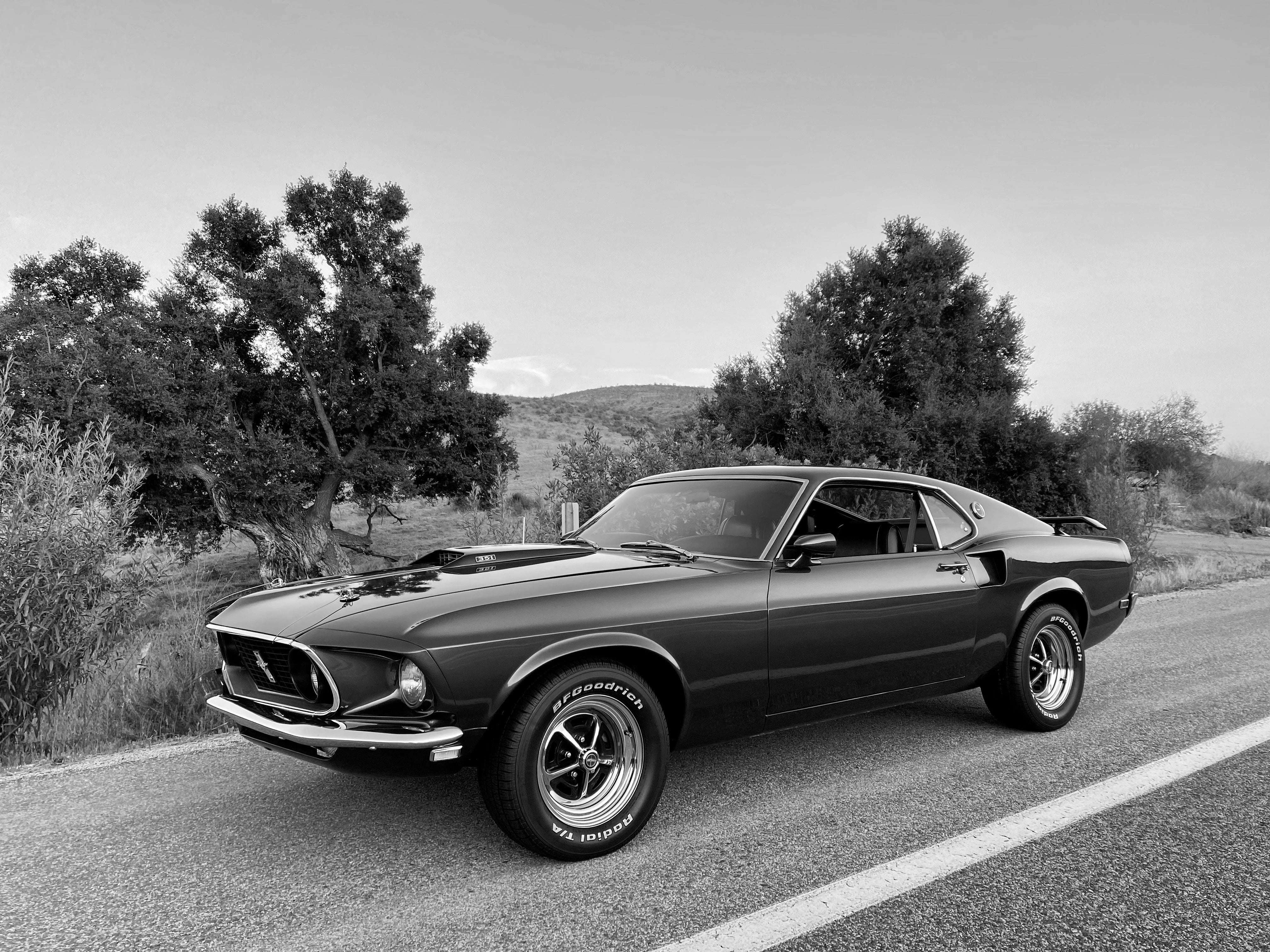 1969 Ford Mustang Mach 1 FINE ART PRINT