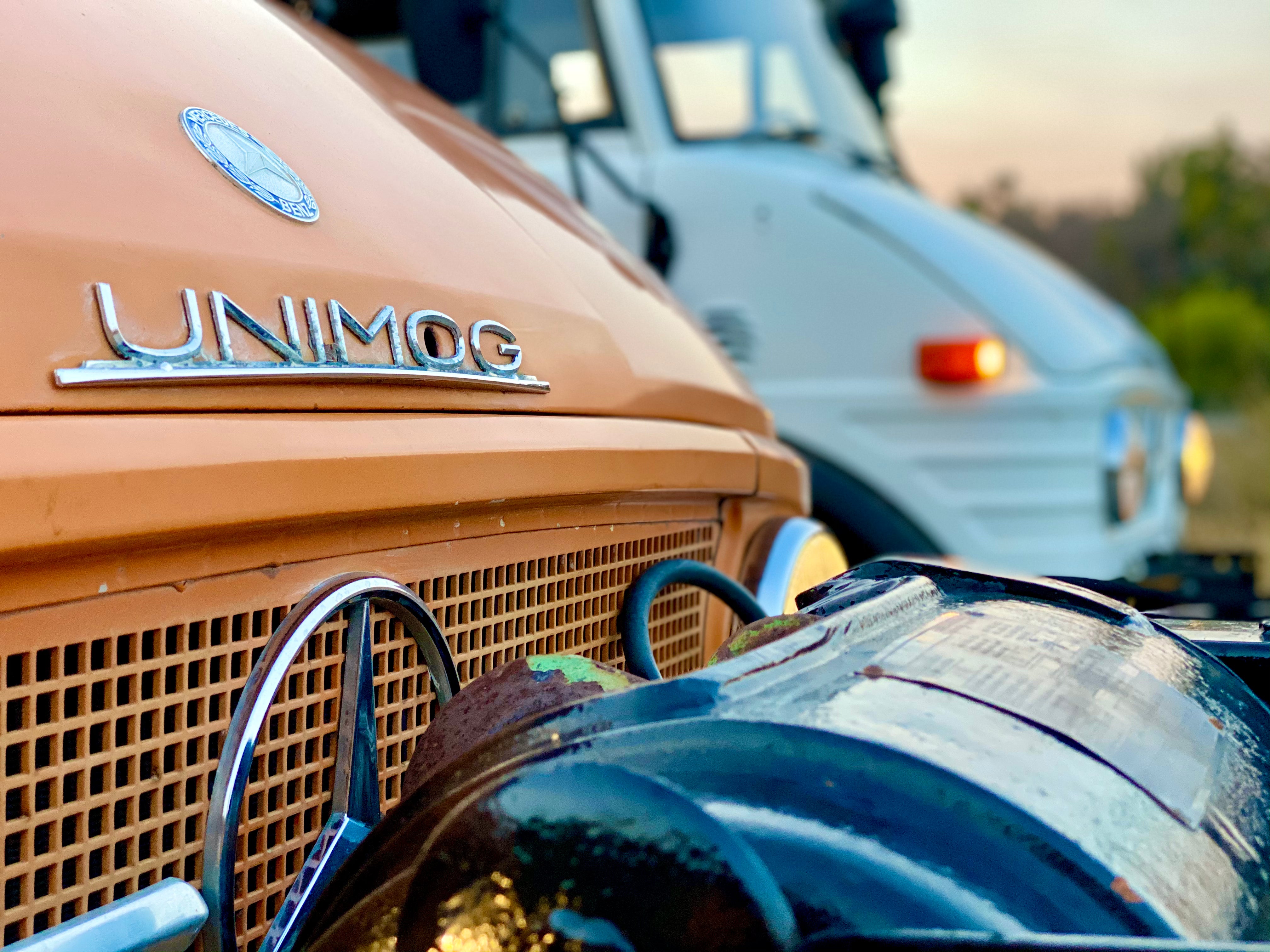 1979 Mercedes-Benz Unimog DOKA Orange FINE ART PRINT