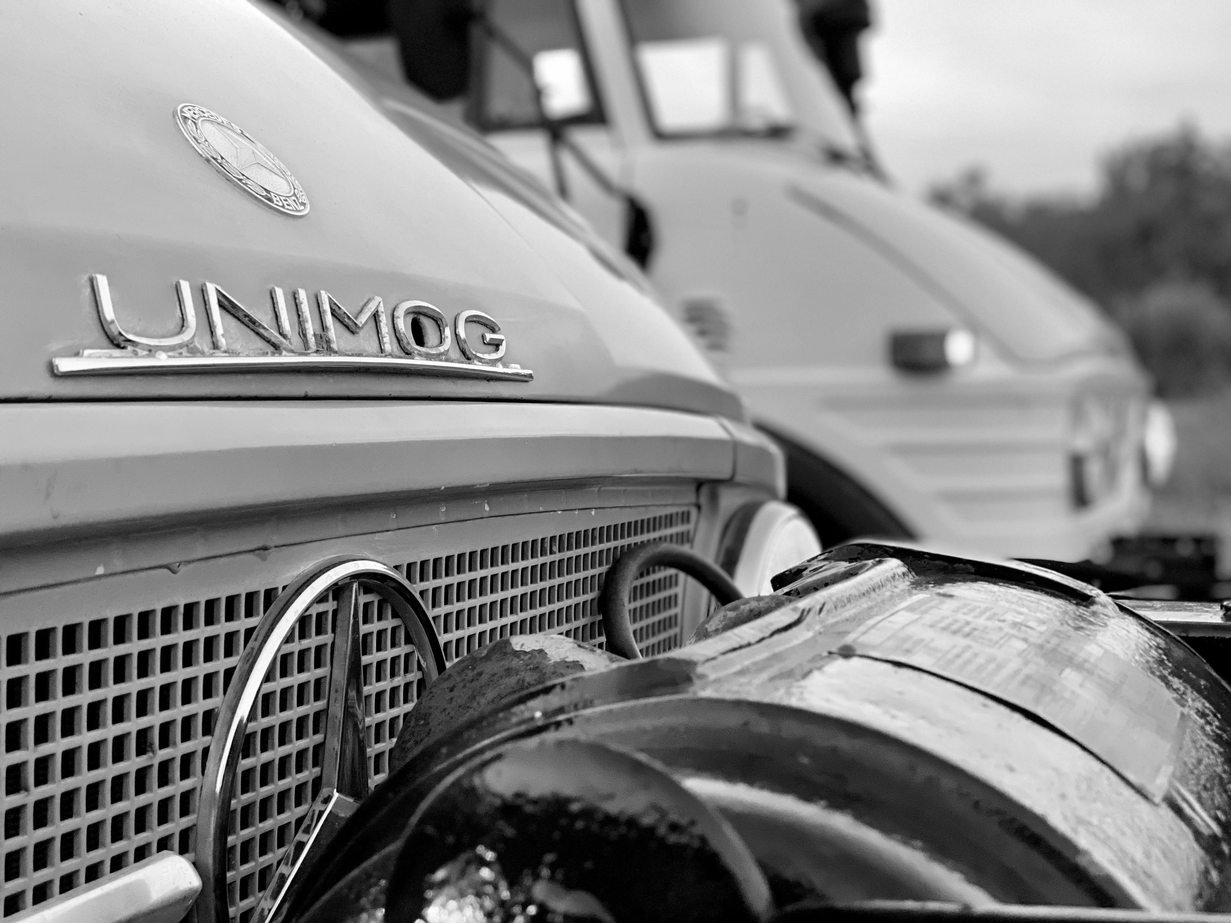 1979 Mercedes-Benz Unimog DOKA Orange FINE ART PRINT