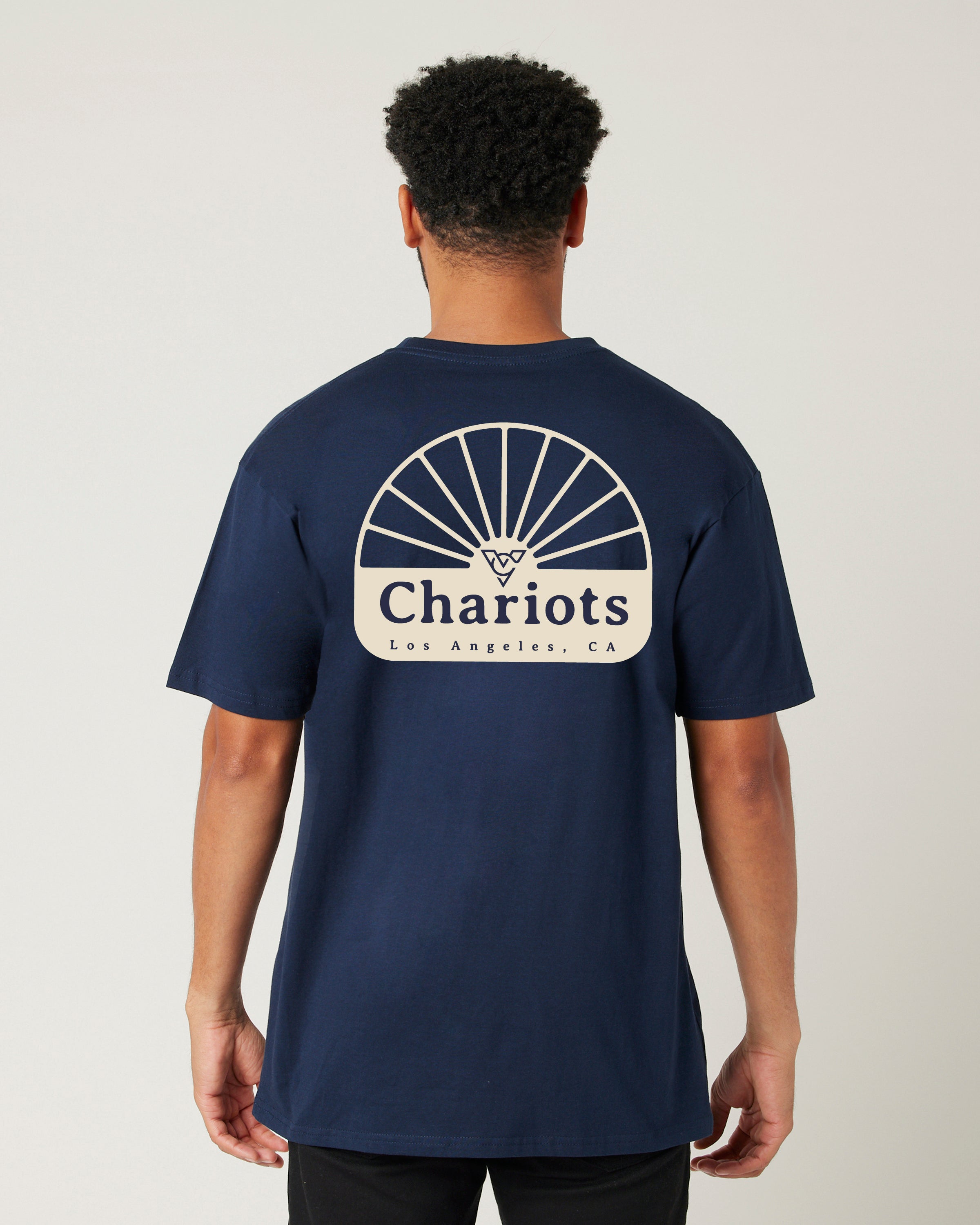 CHARIOT WHEEL POCKET TEE (Navy Blazer)