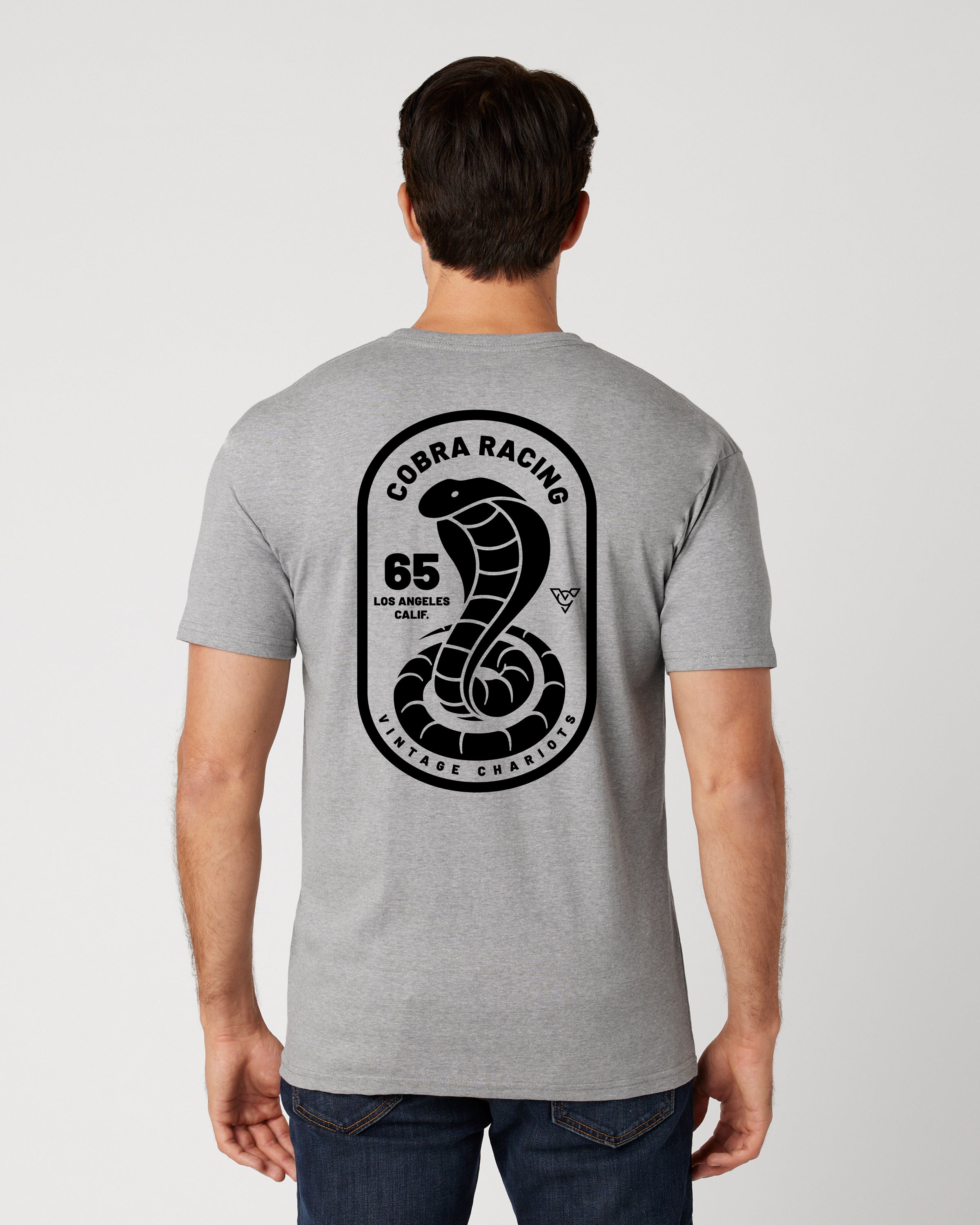 COBRA RACING POCKET TEE (Carbon Grey)