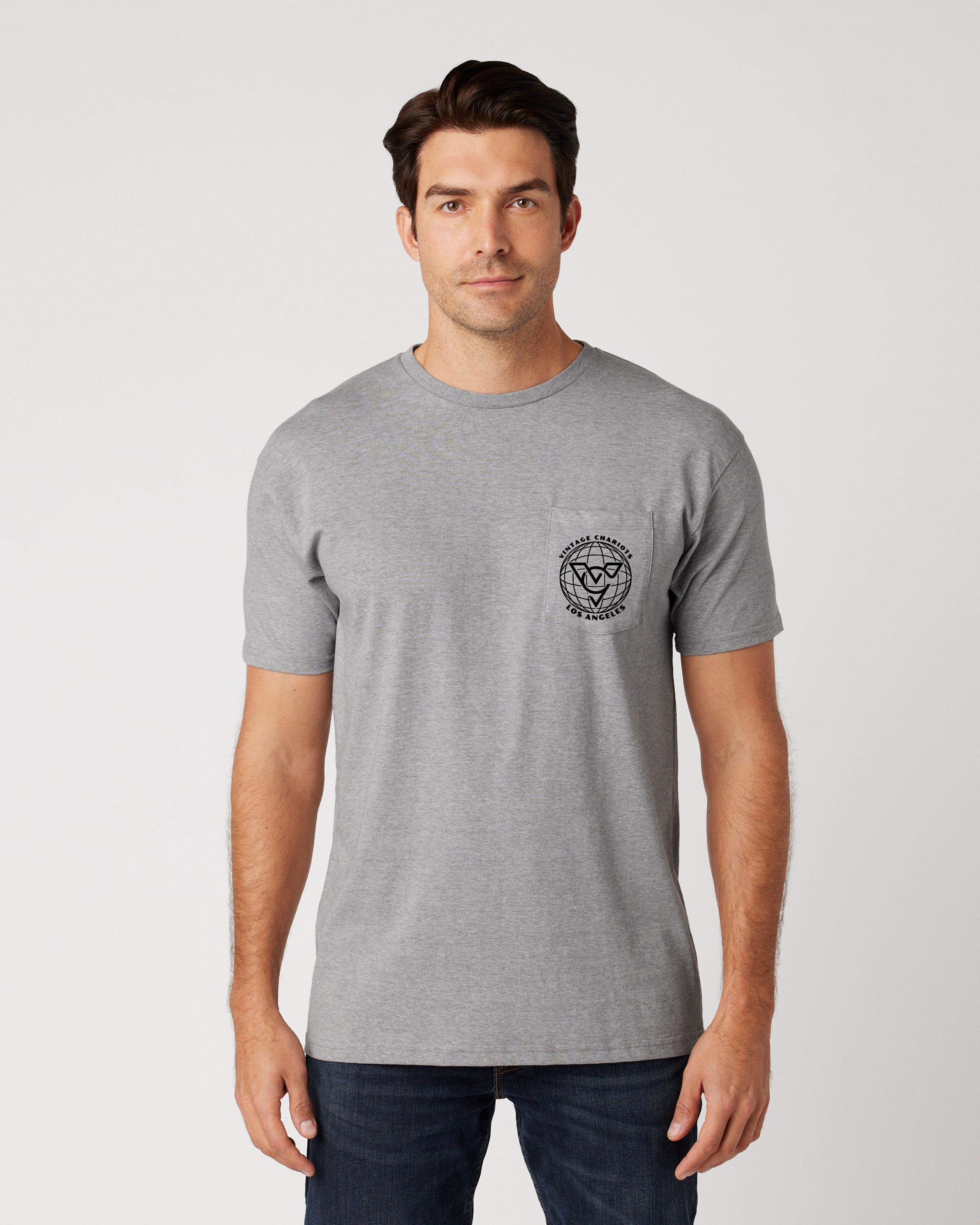COBRA RACING POCKET TEE (Carbon Grey)