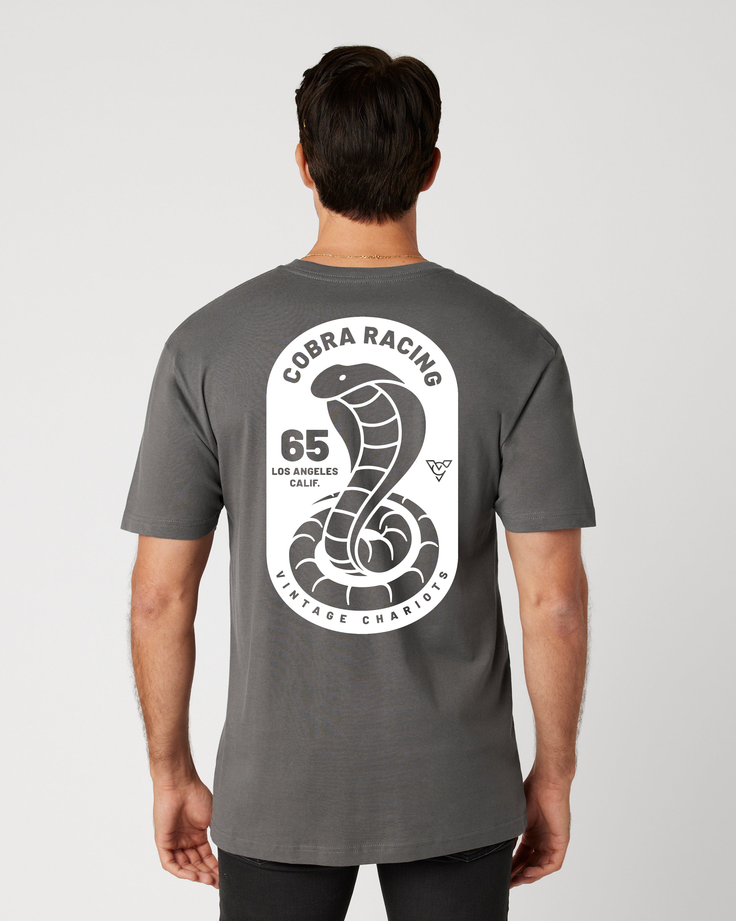 COBRA RACING TEE (Cool Grey)