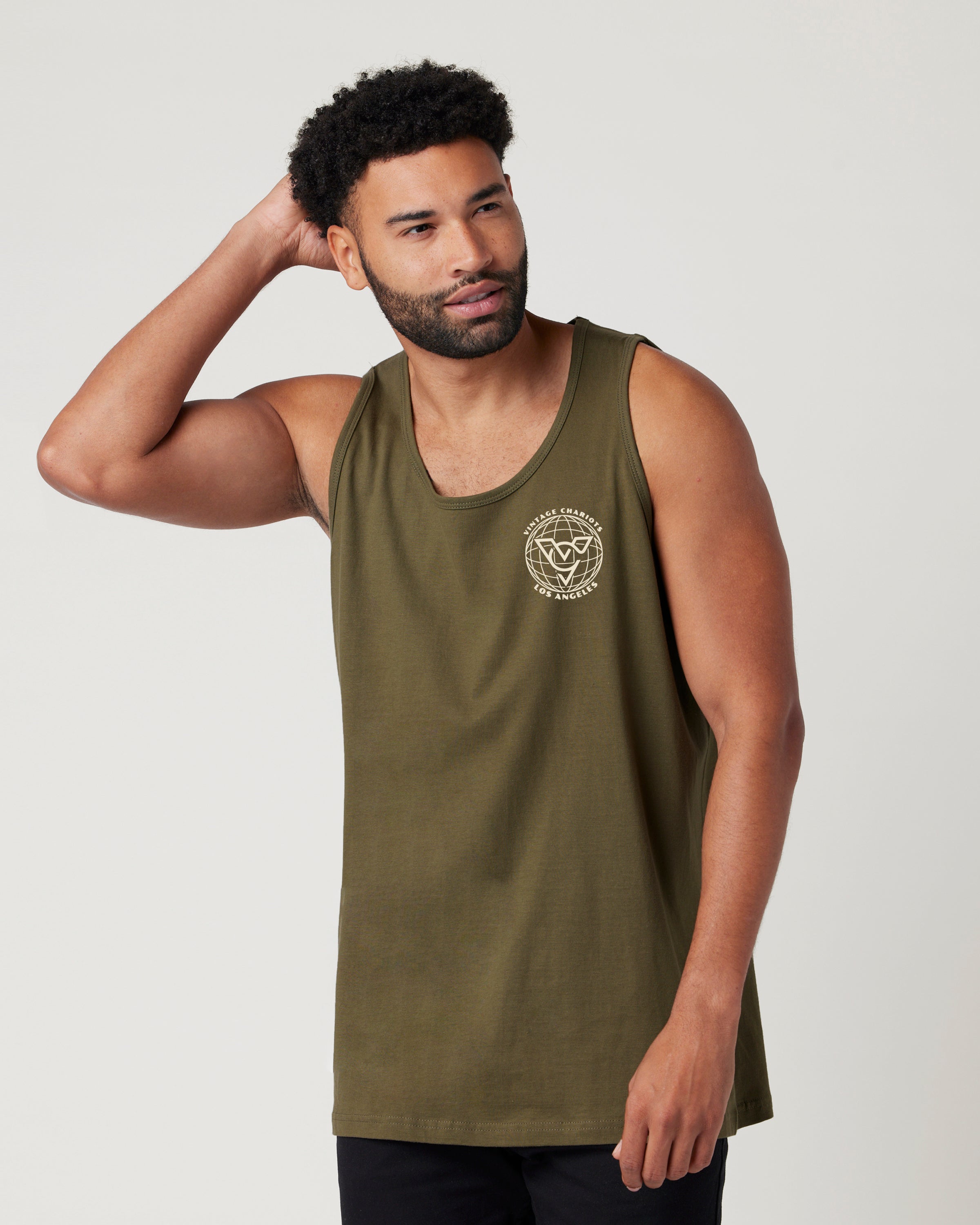 COBRA RACING TANK (Military Green)