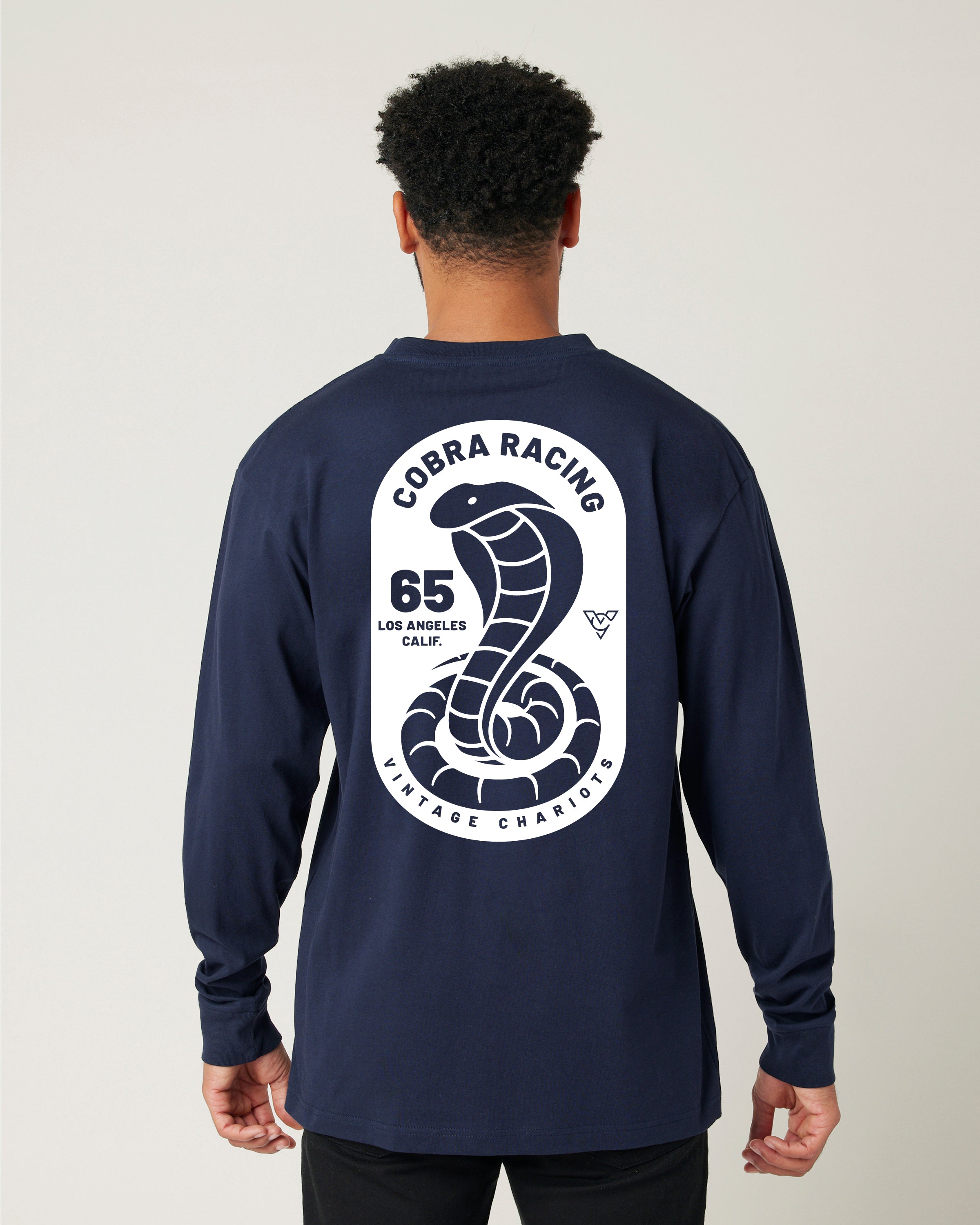 COBRA RACING LONG SLEEVE TEE (Navy Blazer)