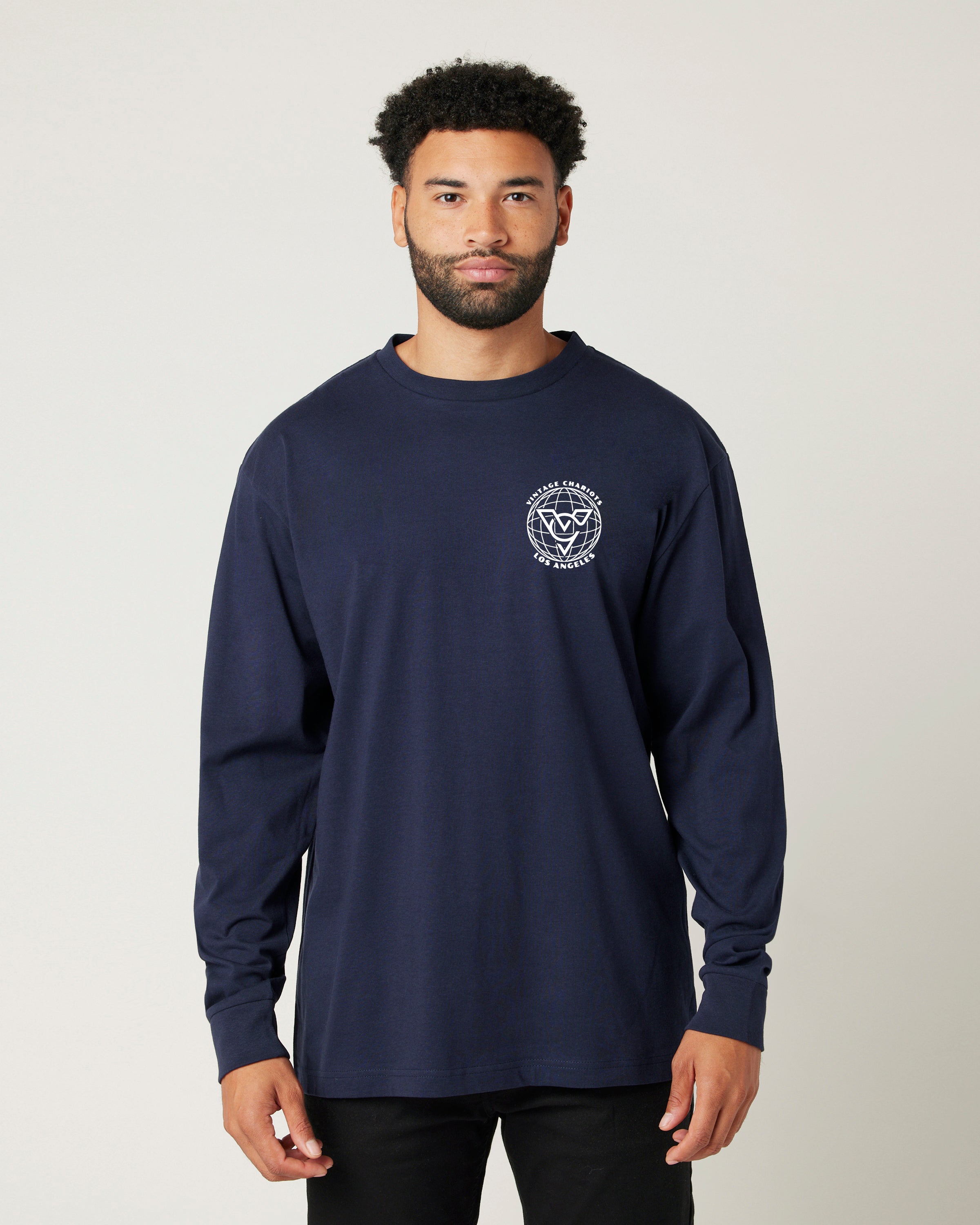 COBRA RACING LONG SLEEVE TEE (Navy Blazer)