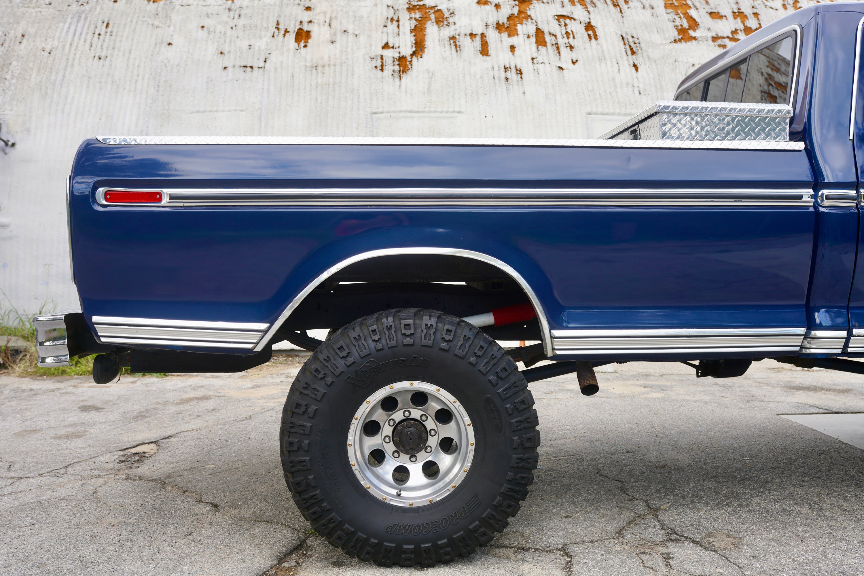 1976 Ford F-250 4x4 Dark Blue Metallic FINE ART PRINT