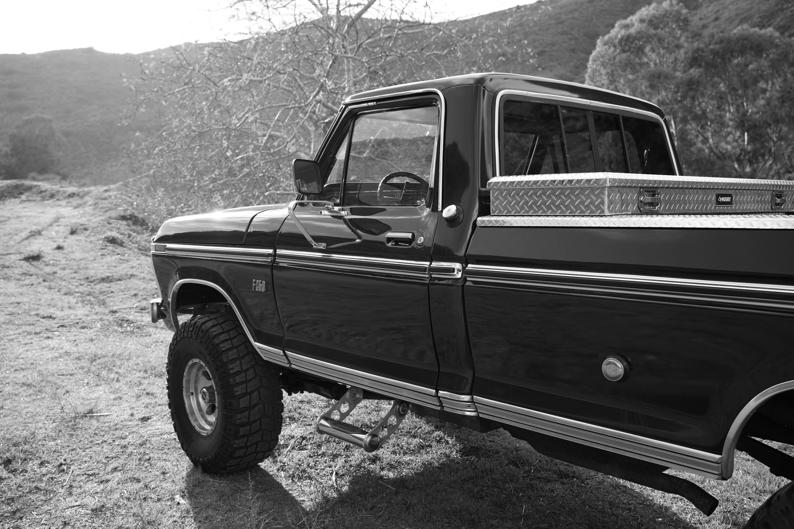 1976 Ford F-250 4x4 Dark Blue Metallic FINE ART PRINT